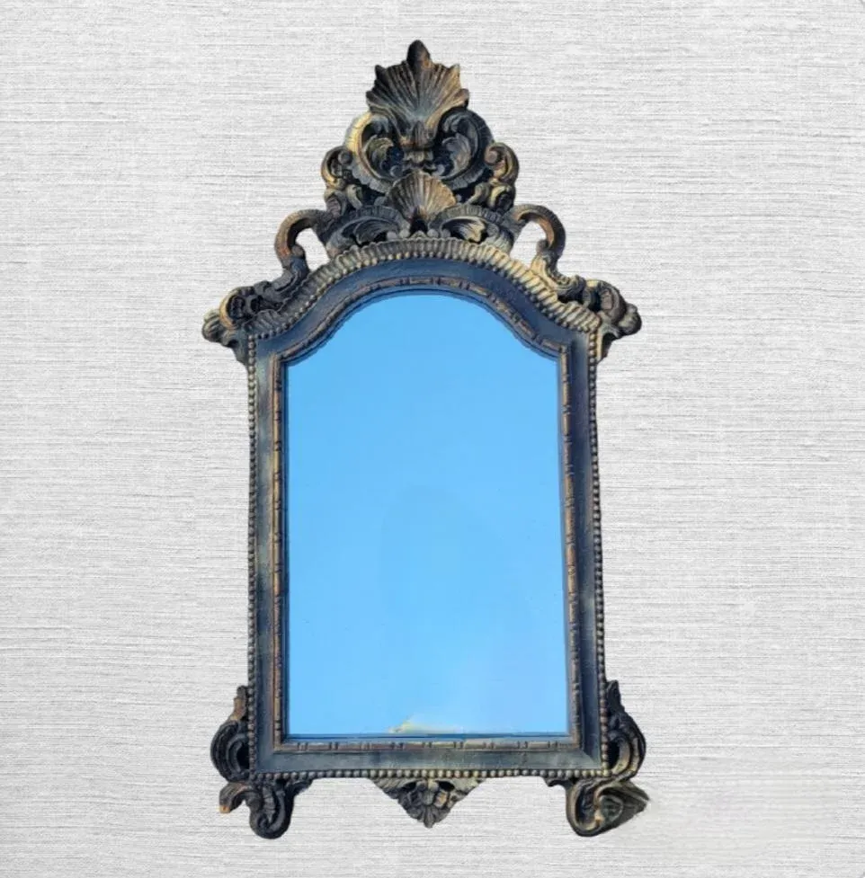 Vintage John Richard Carved Wood Rococo Style Hollywood Regency