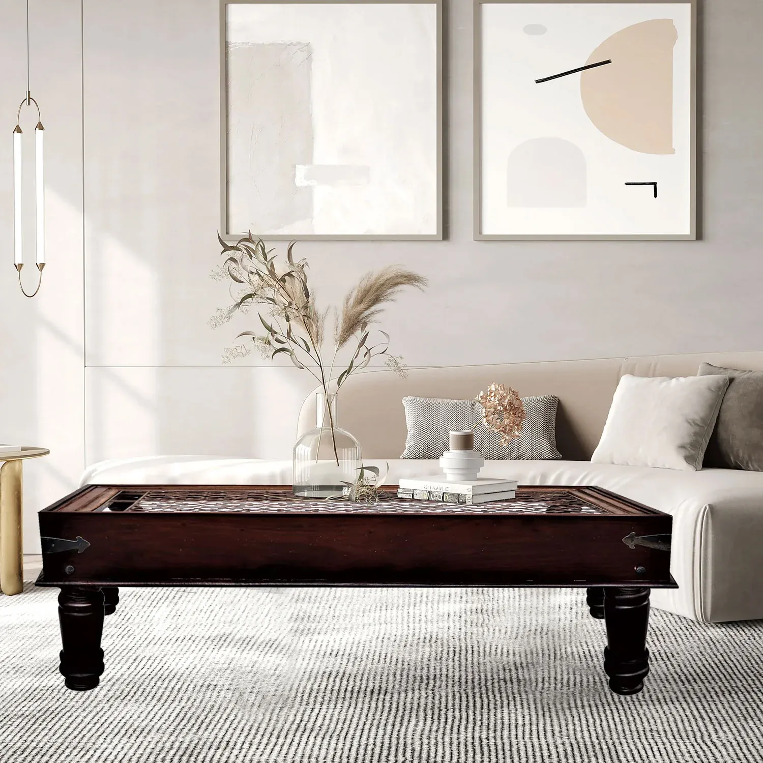 Farmhouse Style Antique Door Repurposed Coffee Table