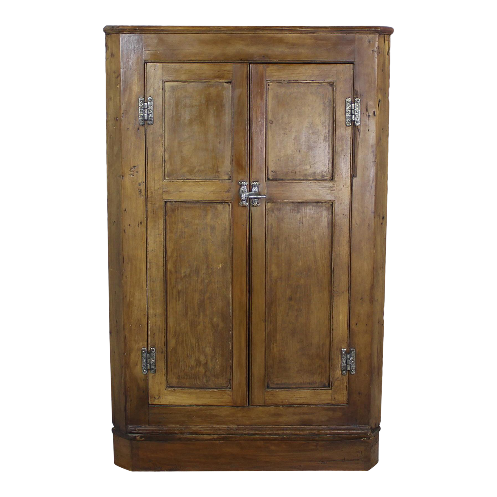 Antique English Pine Corner Cupboard Chairish