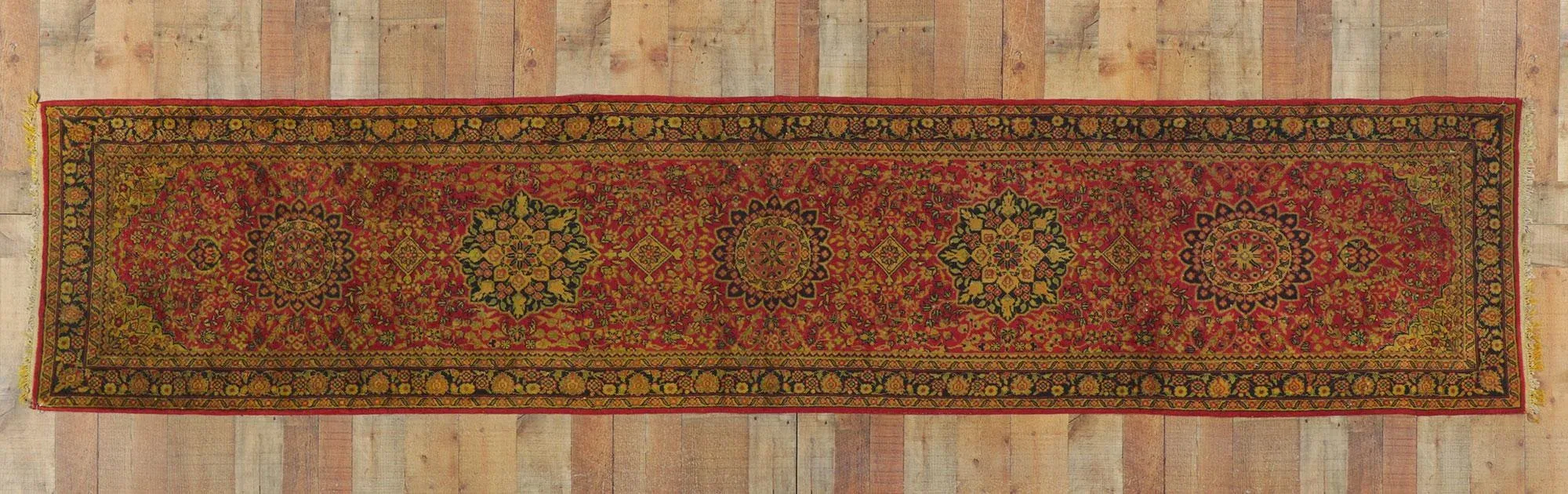 Vintage Turkish Rug Runner - 02\'06 X 11\'07