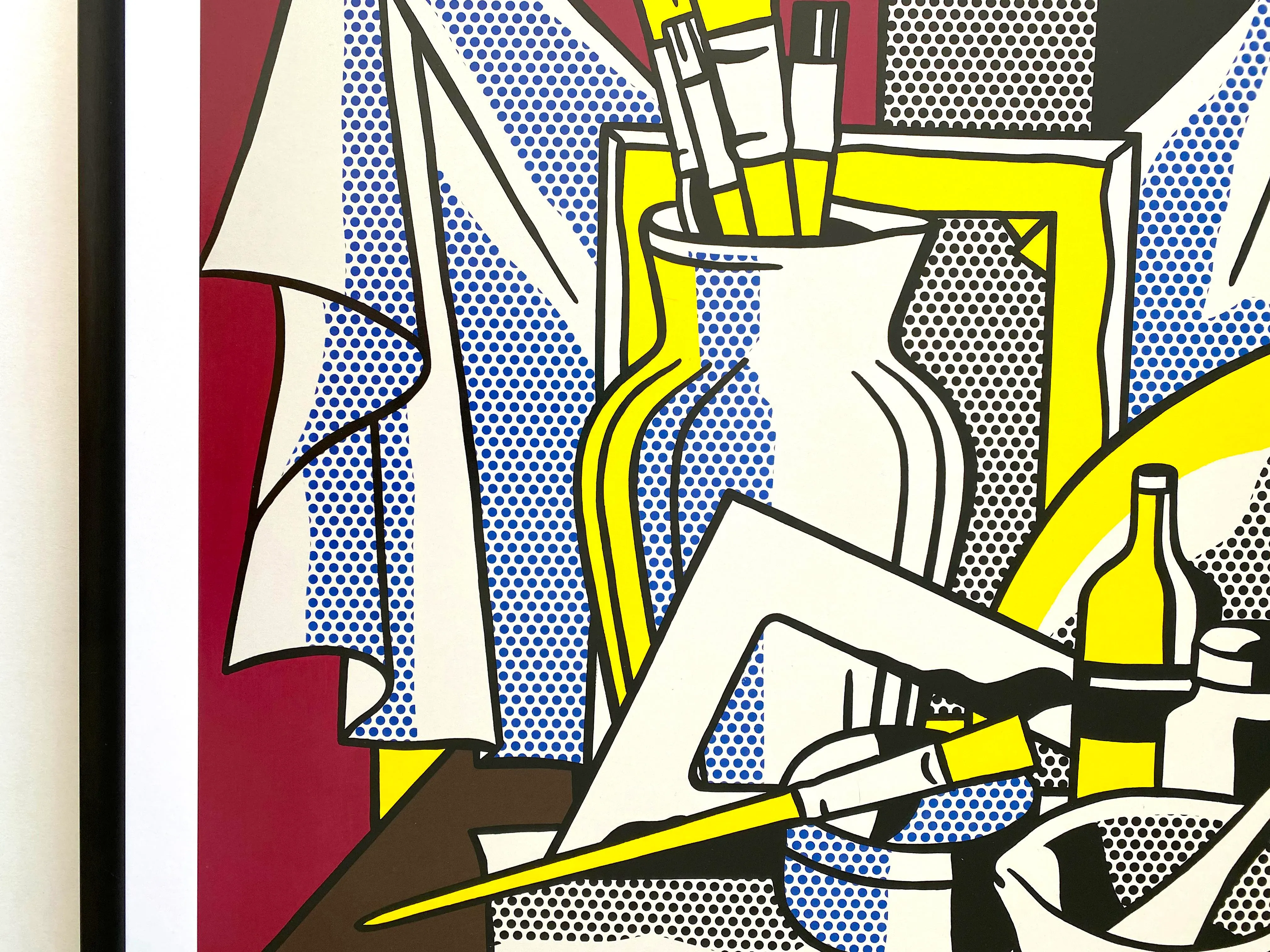 Roy Lichtenstein Estate Pop Art Lithograph Print Framed