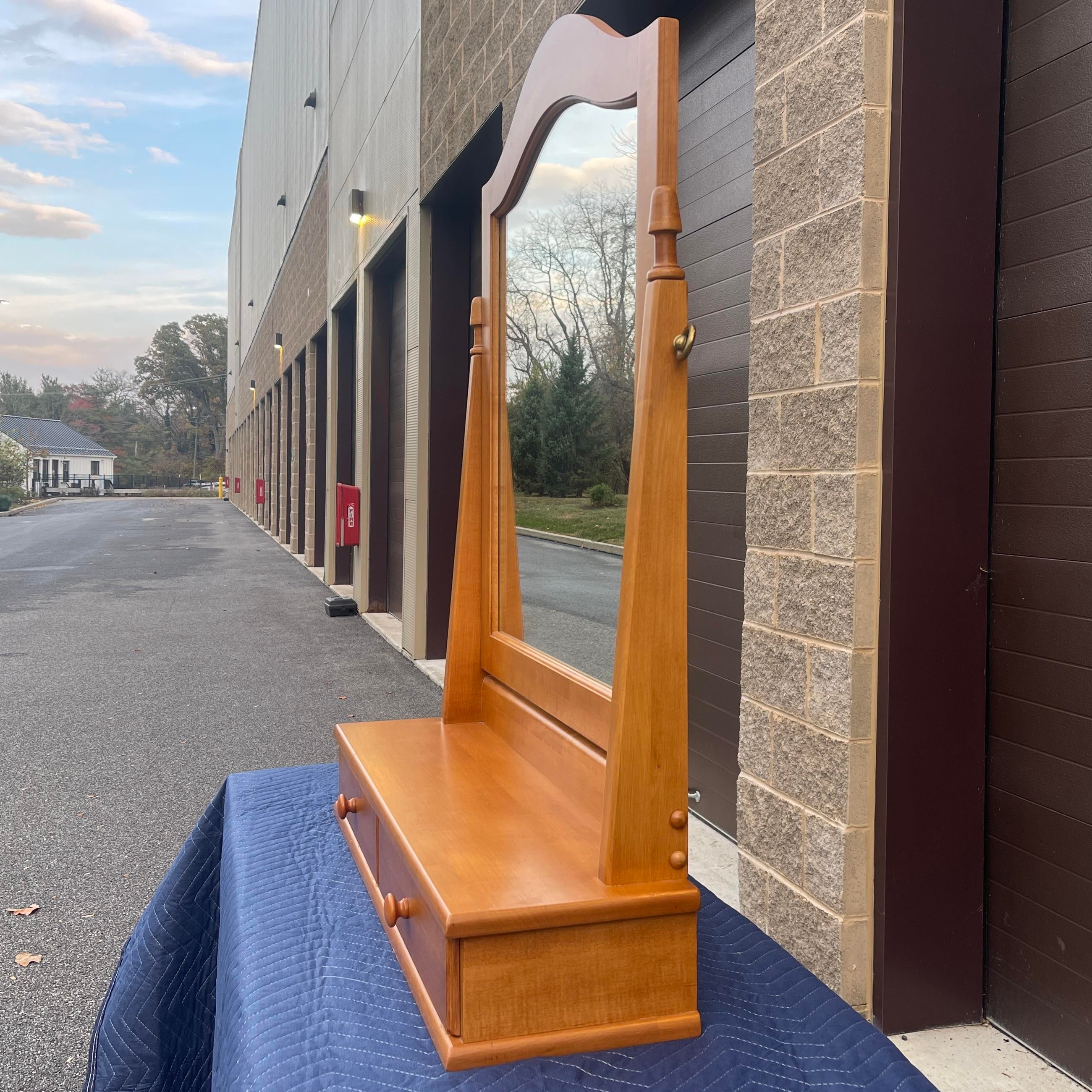 2000s Moosehead American Shaker Style Solid Maple / Birch 2 Drawer
