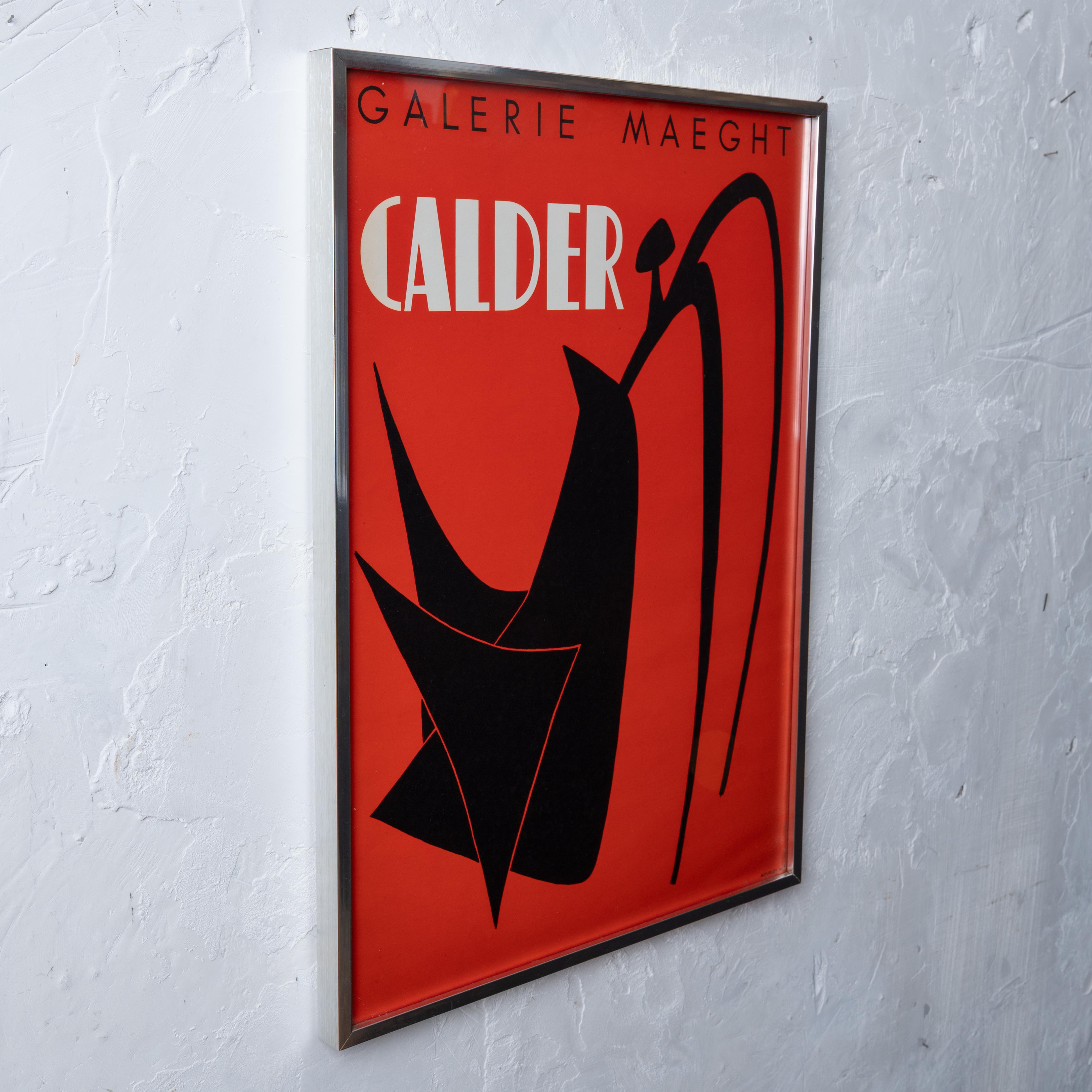 Calder Exhibition Poster, Galerie Maeght, 1959 | Chairish