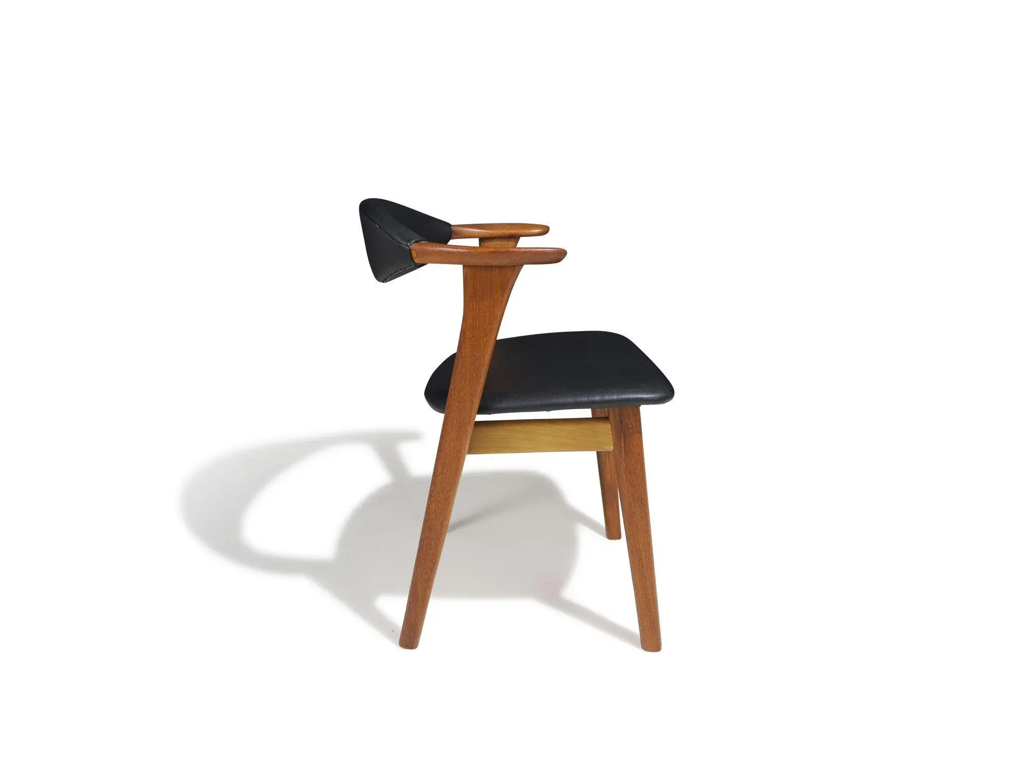 Mid 20th Century Erik Kirkegaard Danish Teak Dining Chairs in