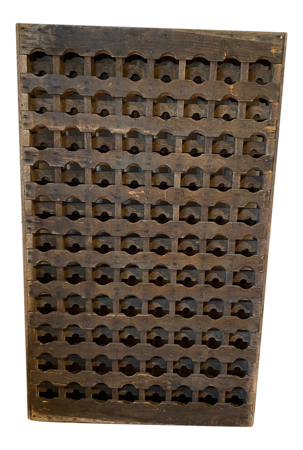 Vintage 1950s French Wood Wine Rack Chairish