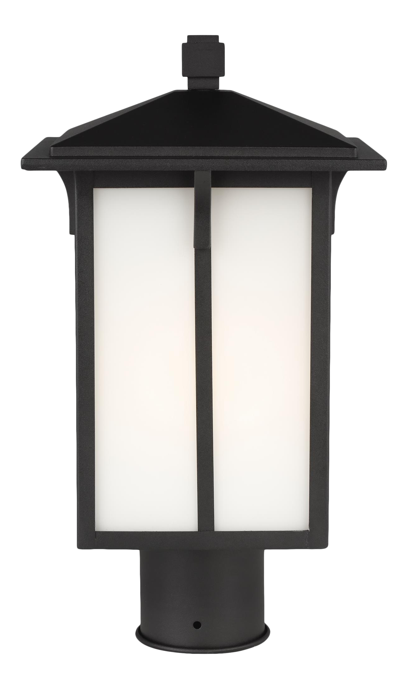 Tomek One Light Outdoor Post Lantern Black Chairish