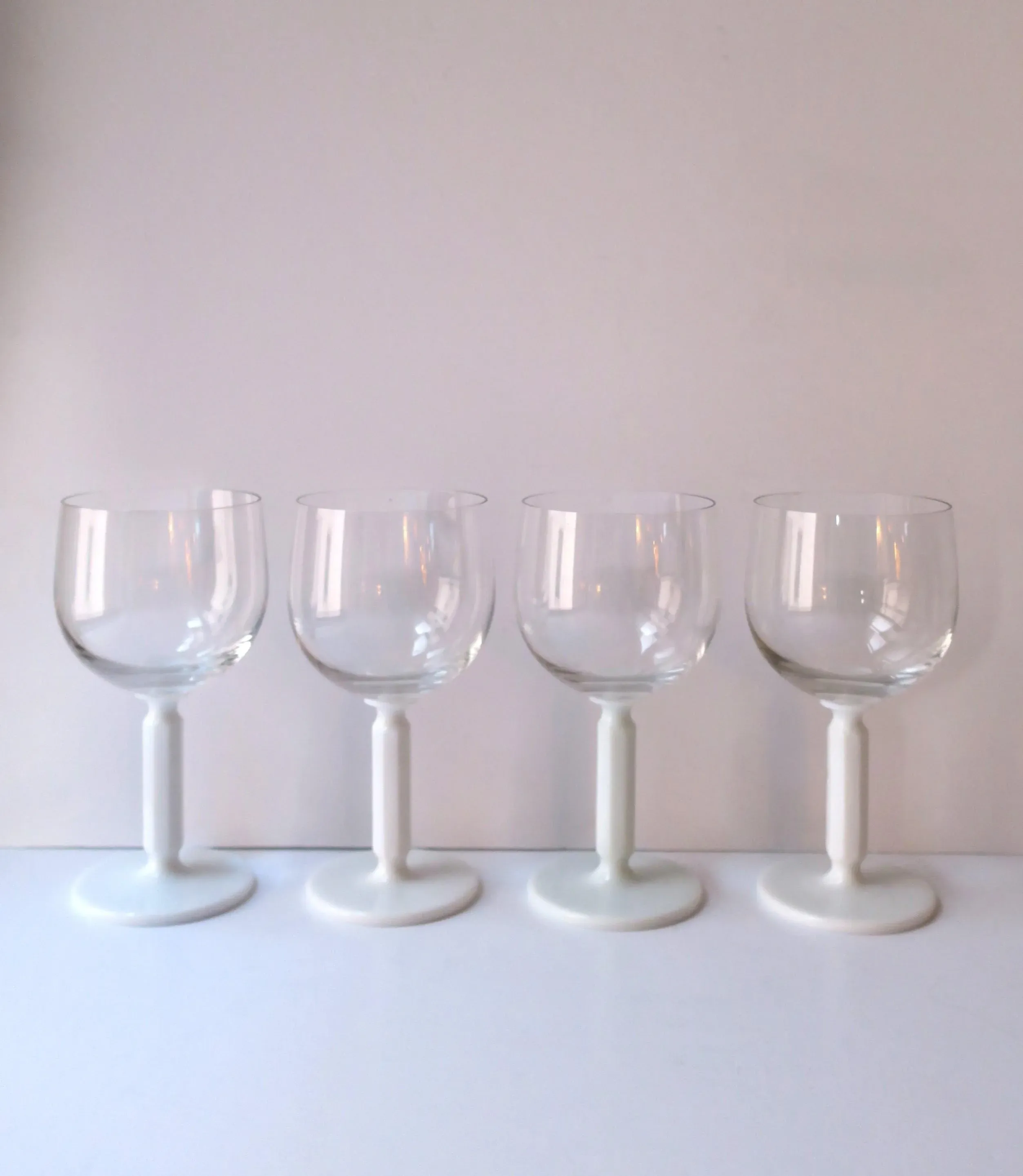 Rosenthal Studio-Line Wine or Cocktail Glasses With White Glass