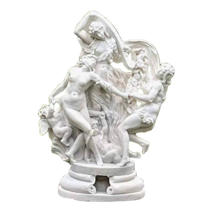 Antique Grand Tour Italian White Carrara Marble Sculpture After