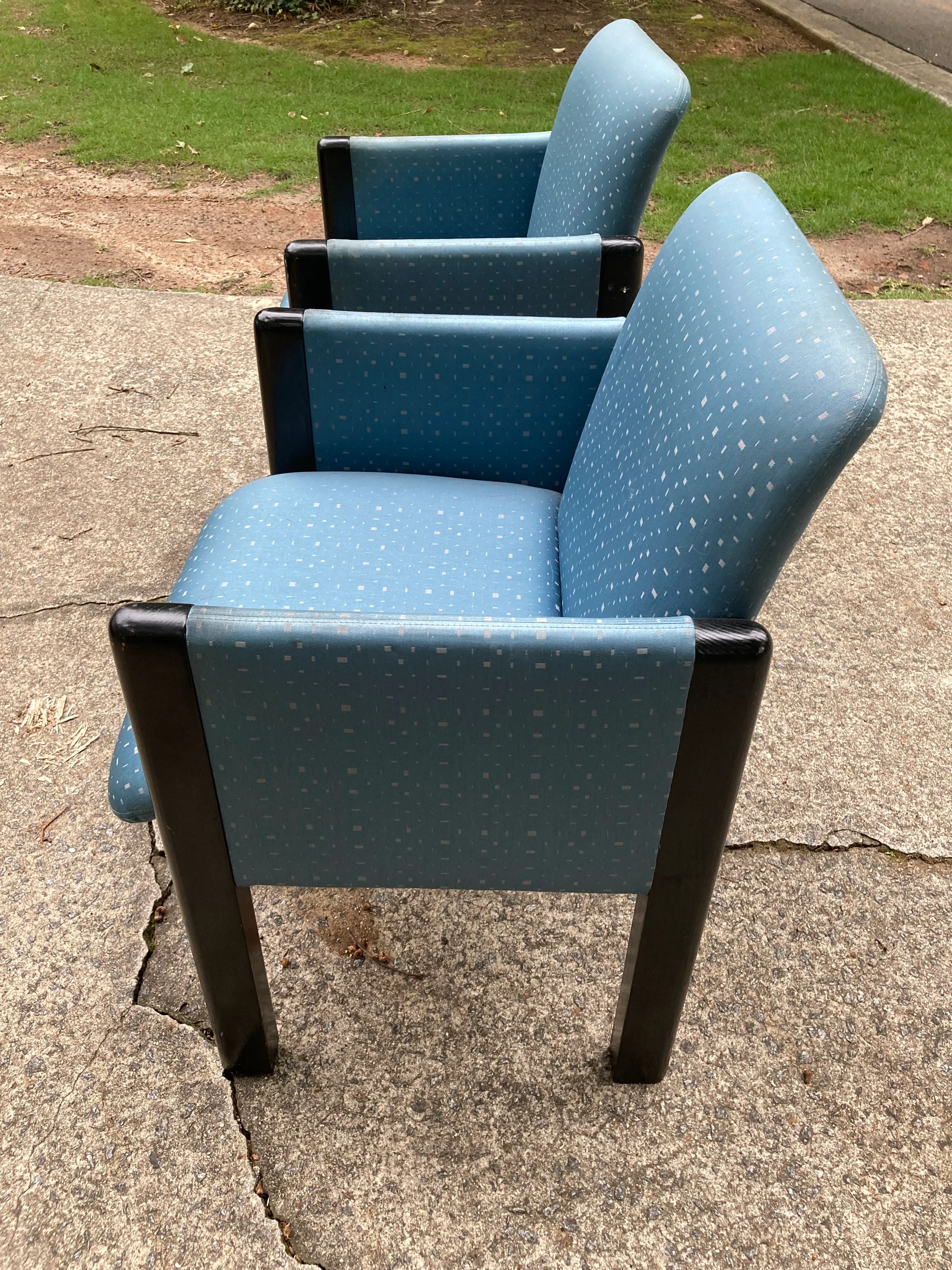 Late 20th Century Postmodern Club Chairs by Brayton International