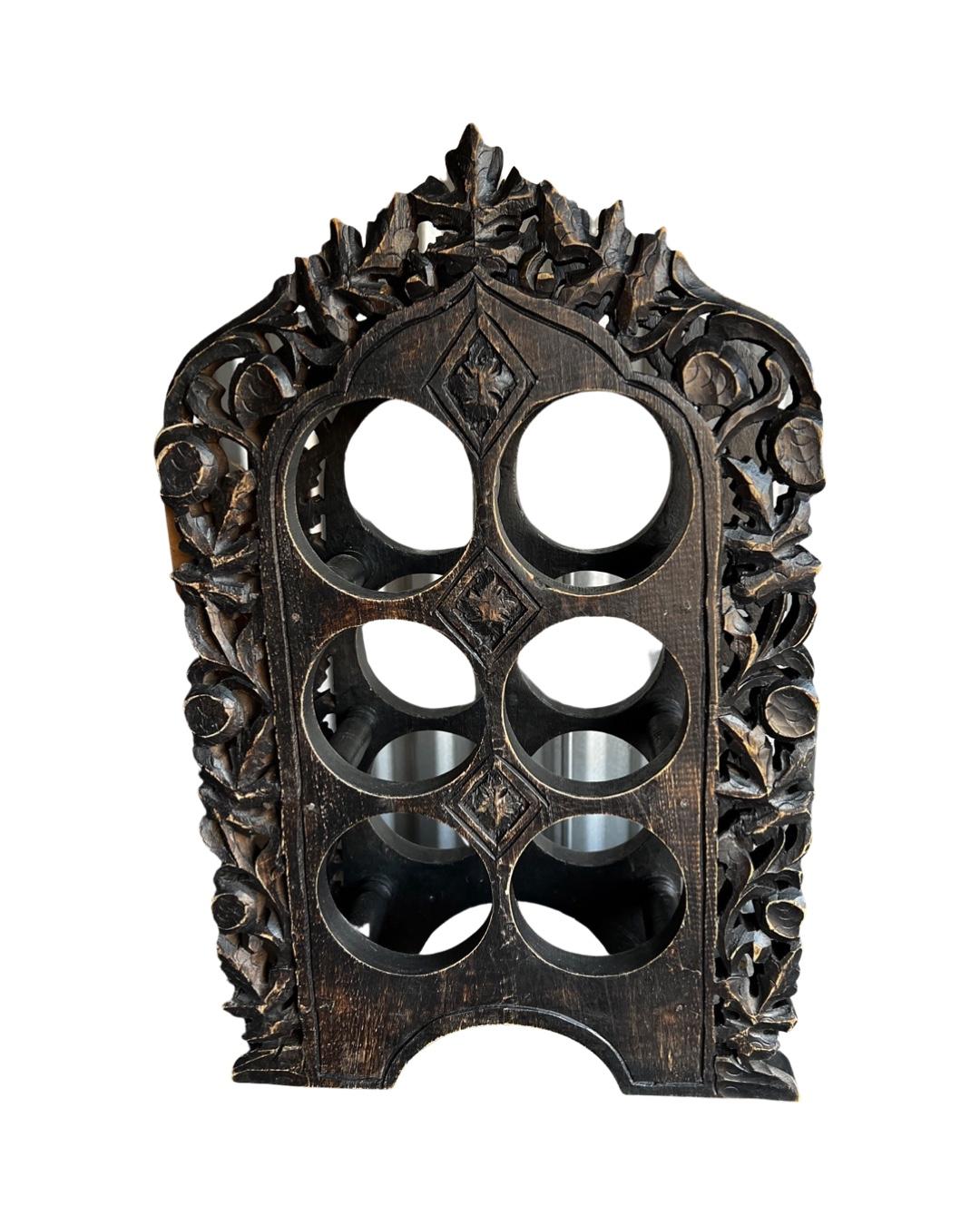 Gothic wine 2025 rack