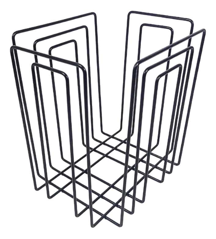 Magazine Rack by Willy Glaeser for Thomas Merlo, 1980s | Chairish