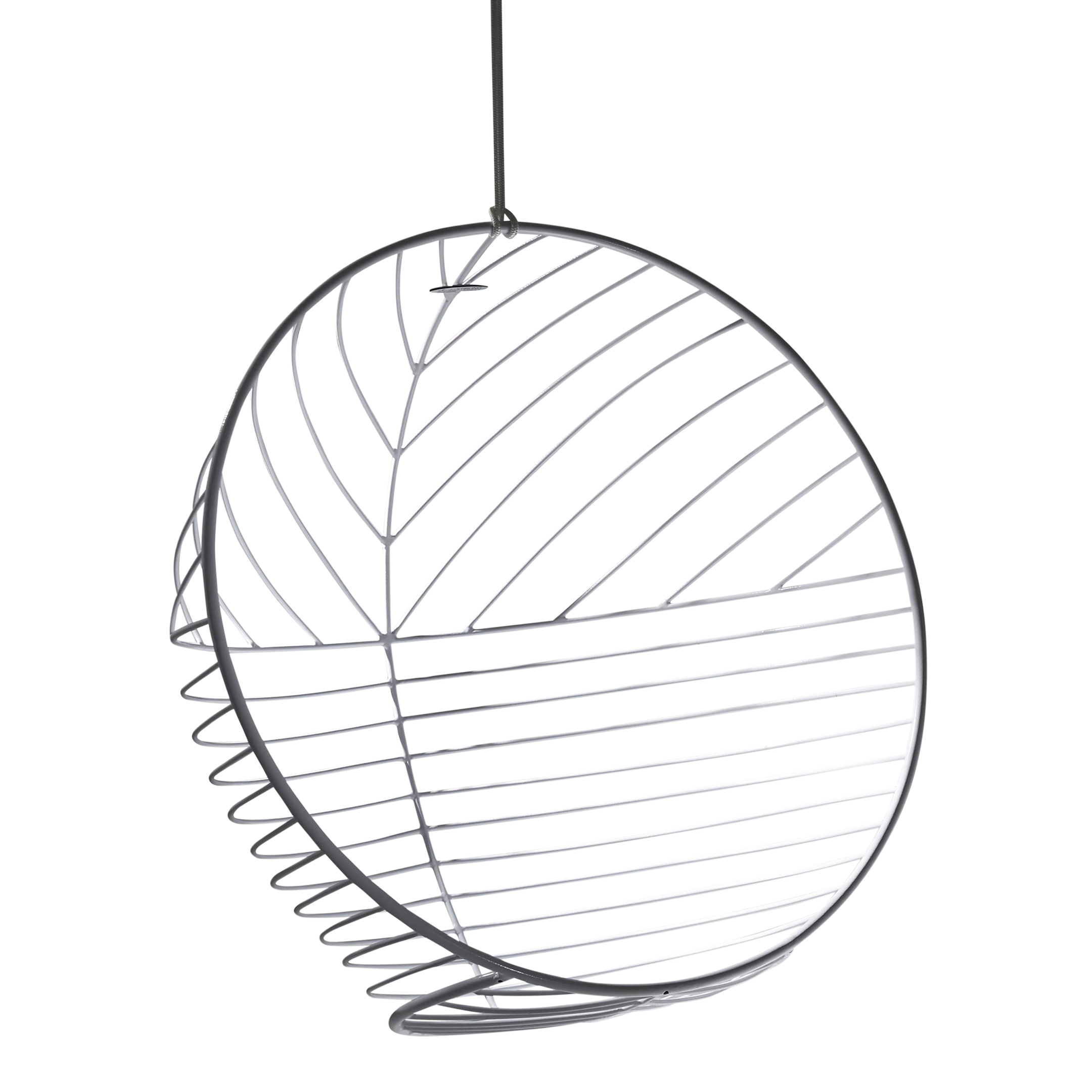 Modern Hanging Bubble Chair Made From Steel Chairish