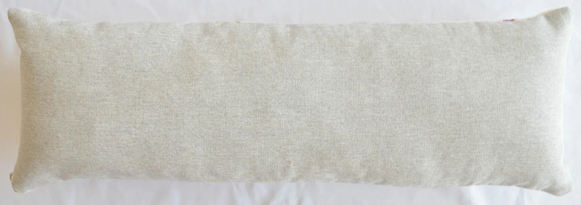 1970s Turkish Kilim Lumbar Pillow Cover Handmade Wedding Pillow 13\
