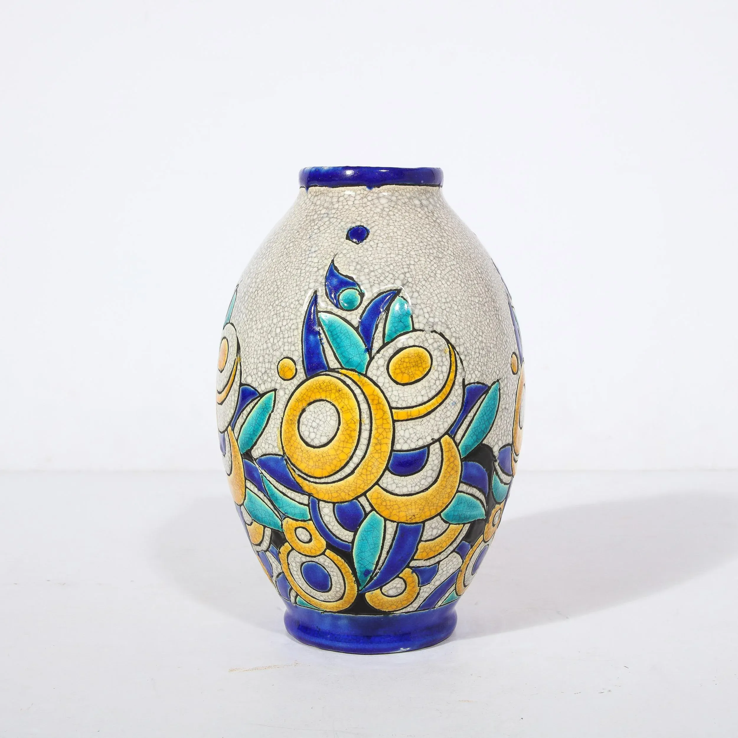 60's Vintage アートガラス Vase by BERANEK,JAN art-deco-cubic-floral-ceramic-