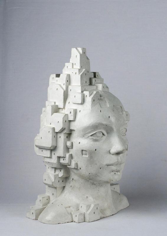 digne sculpture pullover　white digne sculpture pullover white