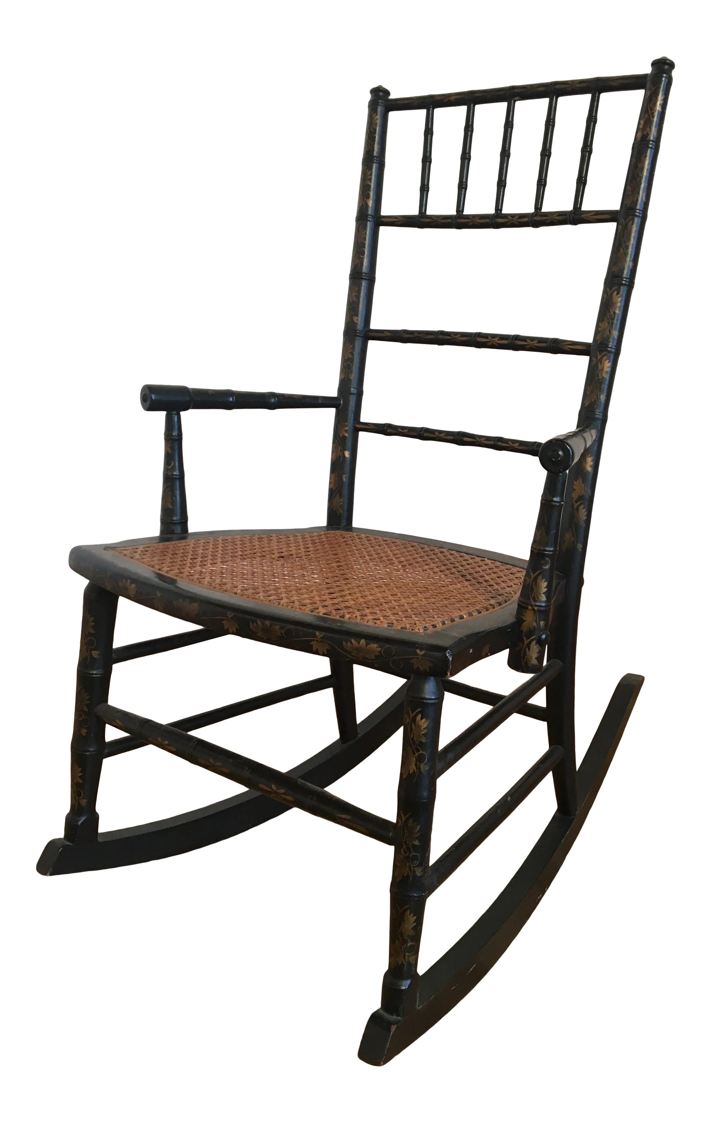 antique kids rocking chair