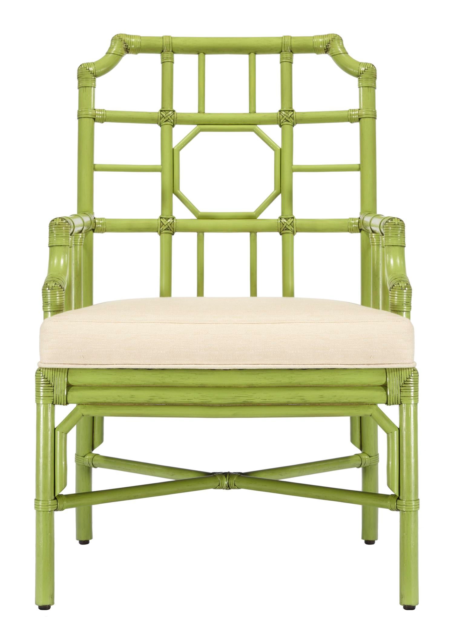  Selamat  Designs Regeant Kiwi Green Arm Chair Chairish