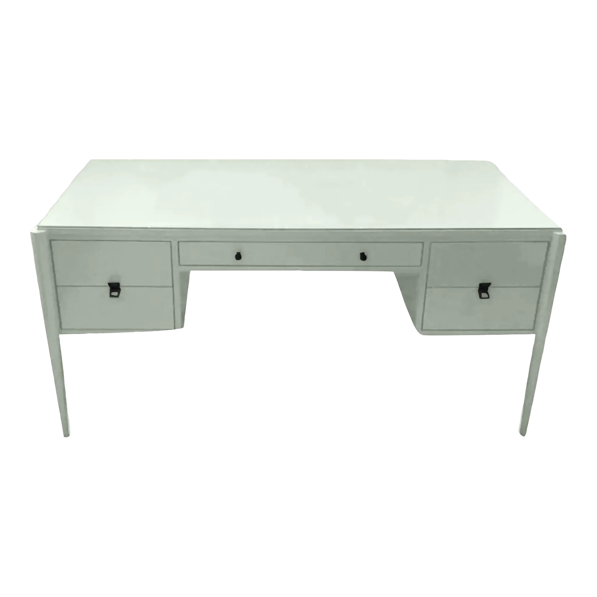 Mid 20th Century Lacquered Mint Green Writing Desk Chairish