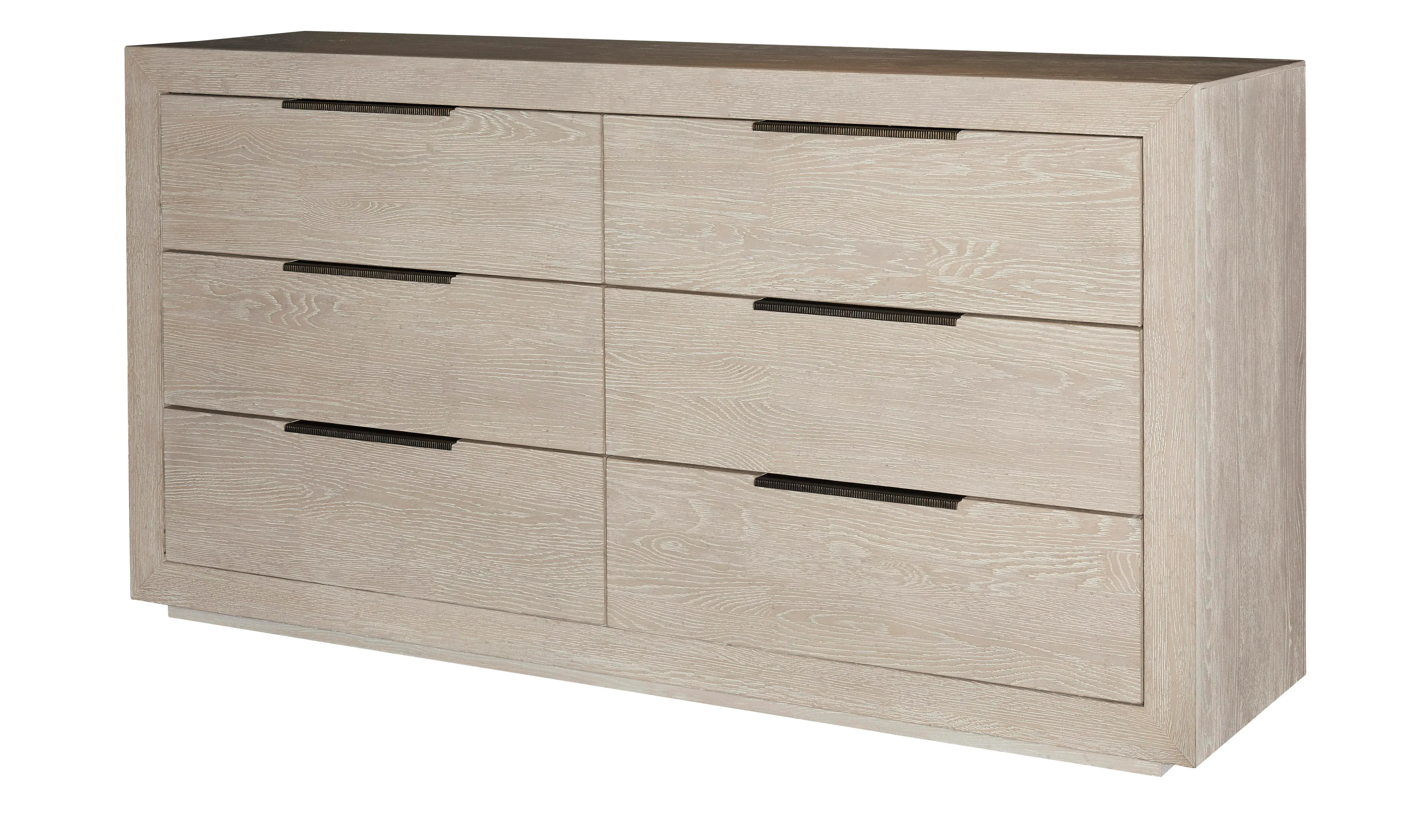 Modern Huston Beige Lowboy Dresser, | Chairish