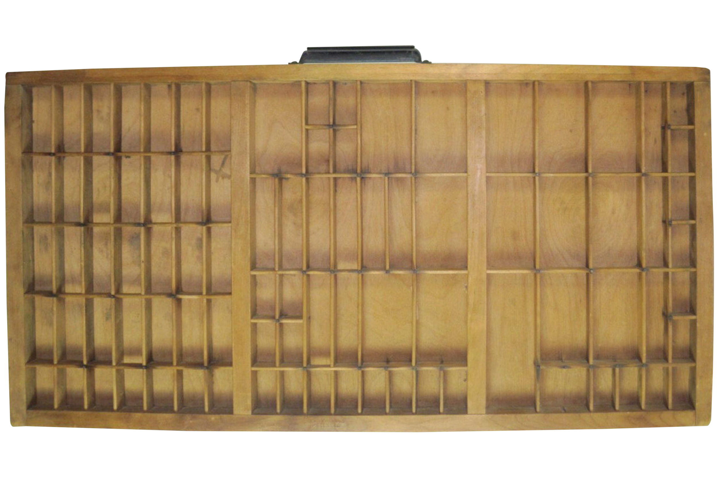 Large Wooden Printer's Tray Chairish