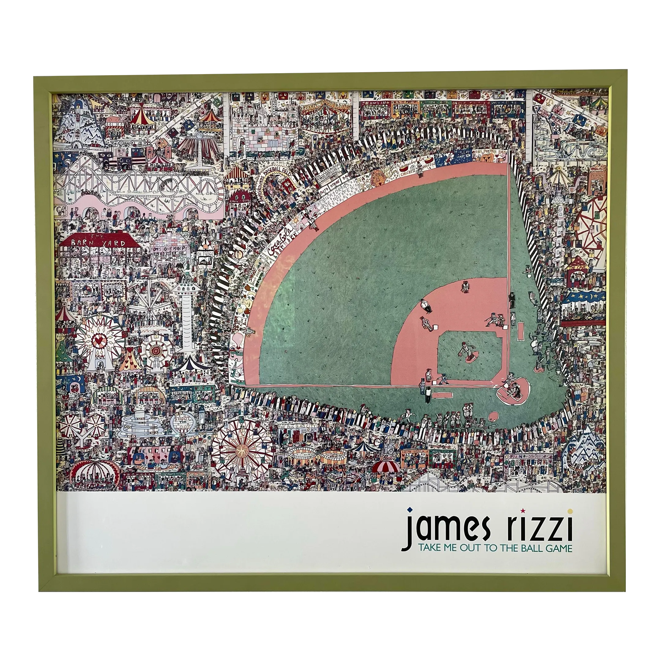 真作　james rizzi　\"ME AT MY SHOW\" 150/350 James Rizzi | # Me at my show # (1989) | MutualArt