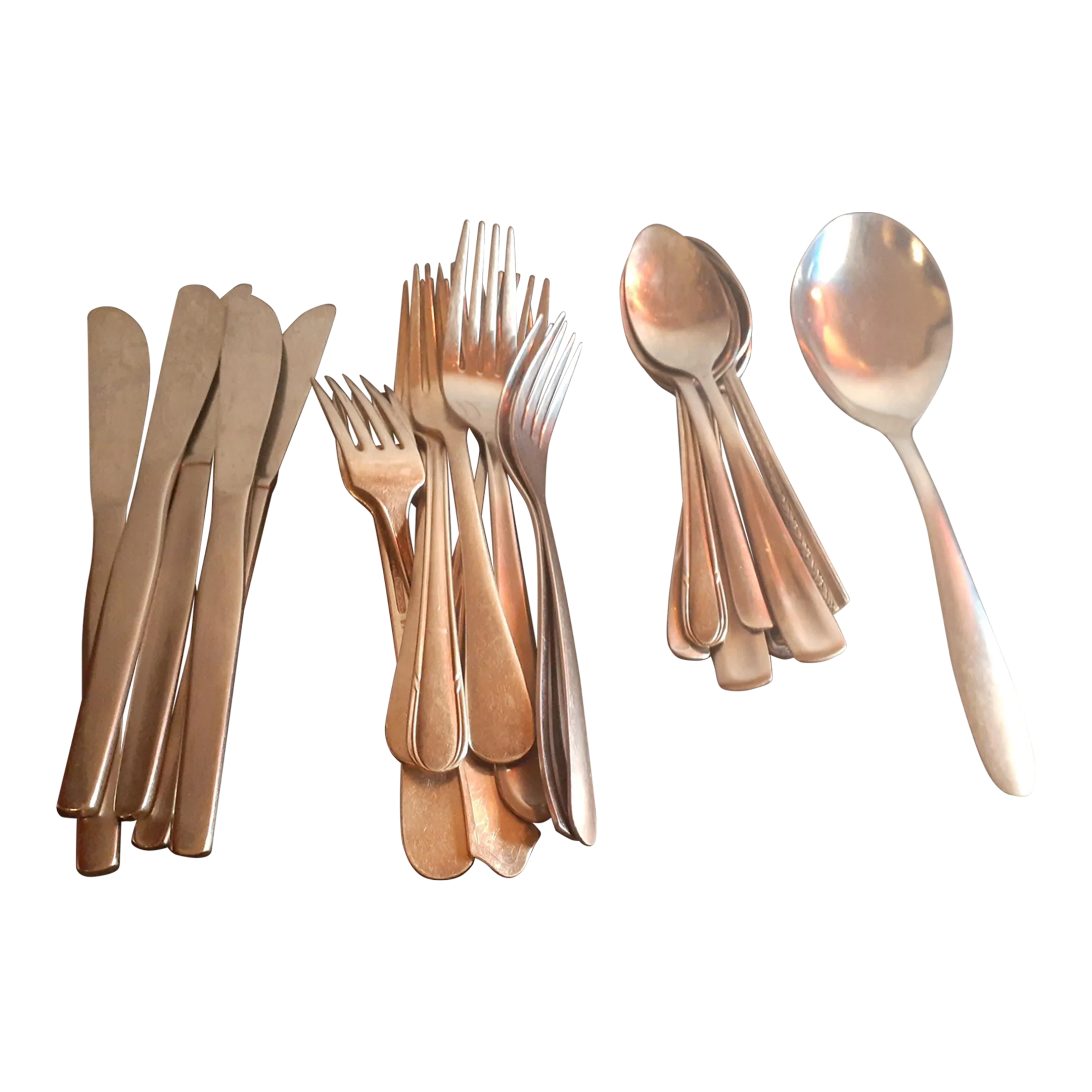 Vintage Stainless Steel Flatware Set 25 Pieces Chairish