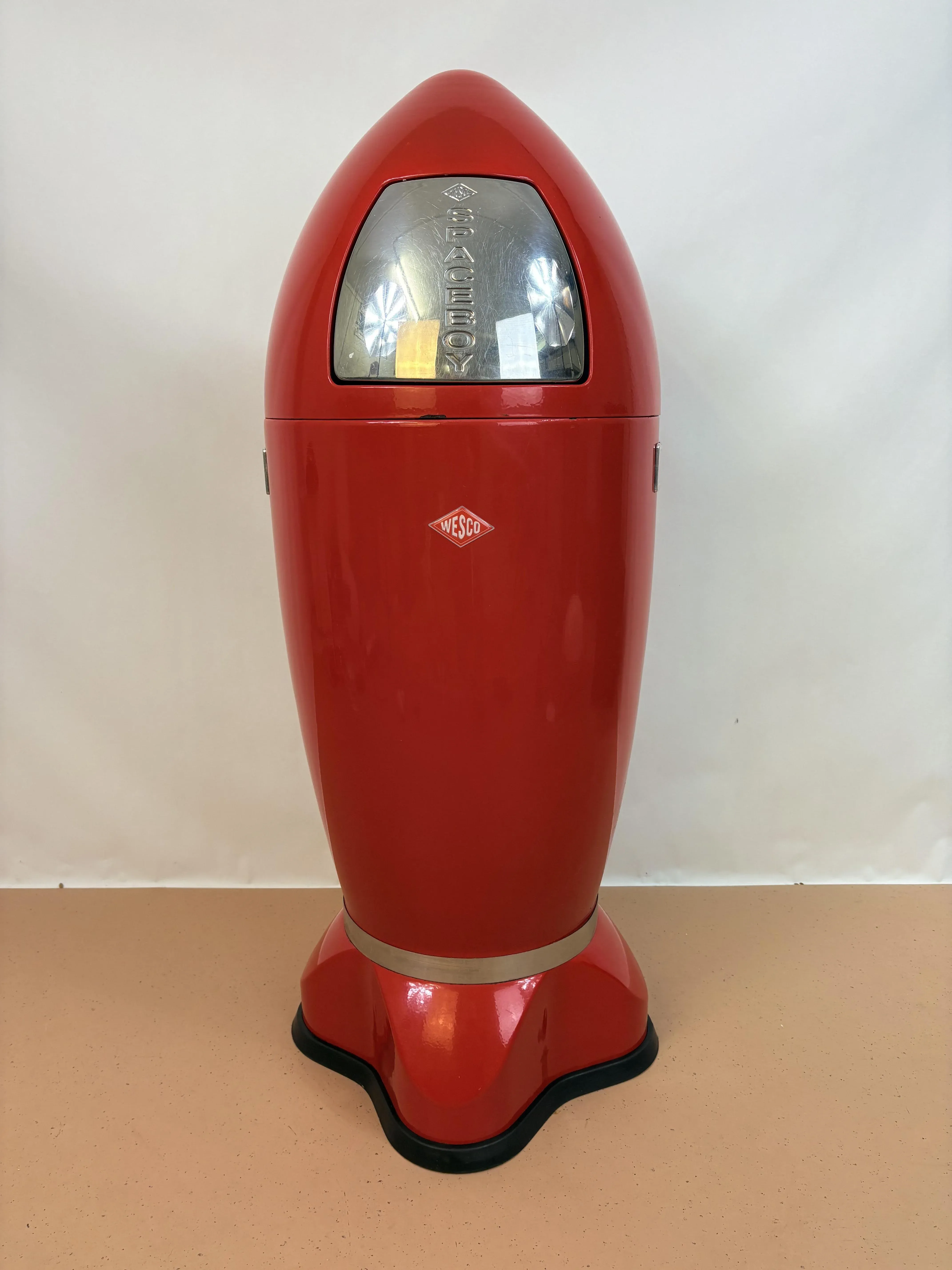 美品　WESCO SPACEBOY RED Spaceboy Trash Can from Wesco, 1990s | Chairish