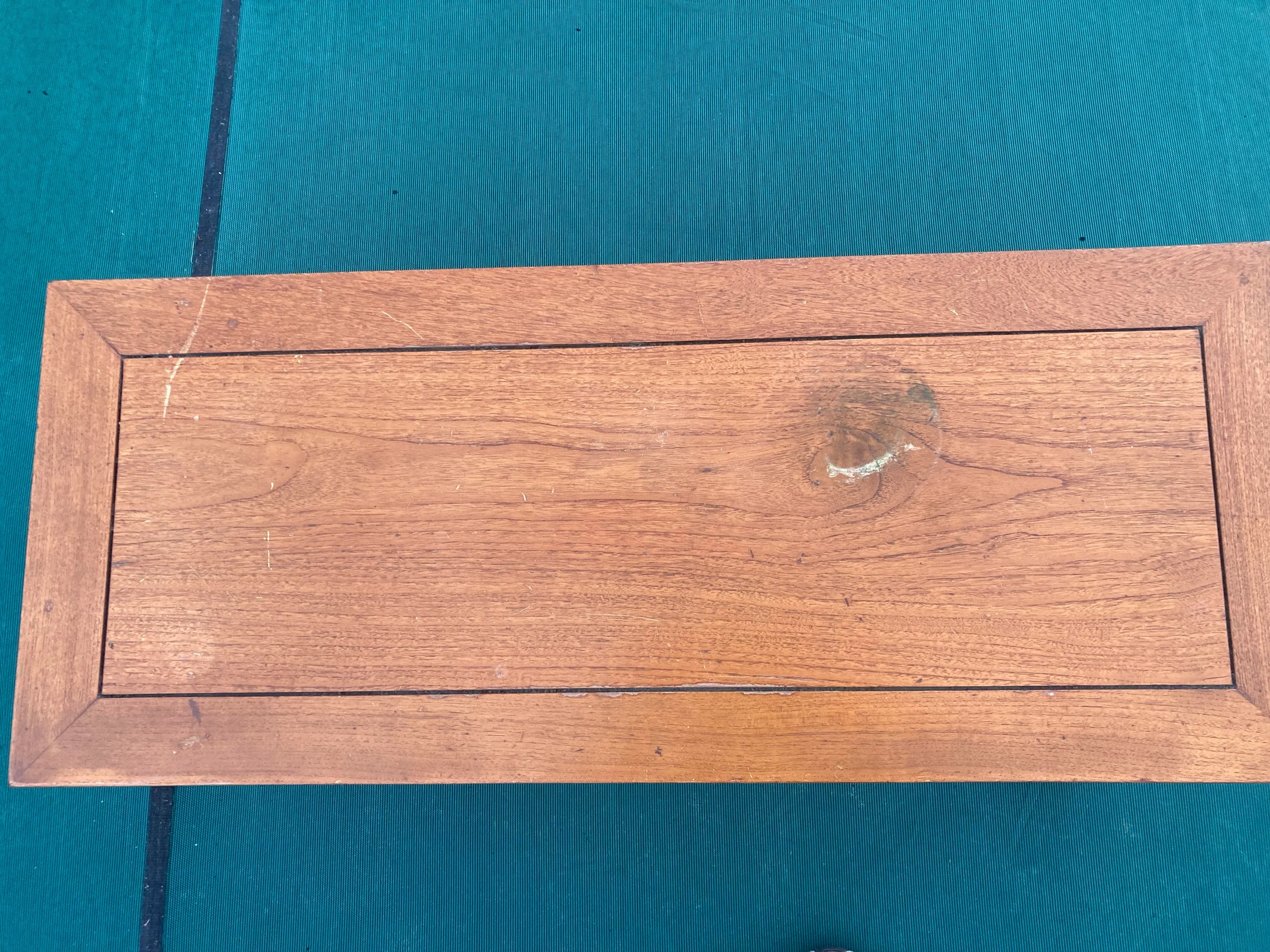 George's 木製テーブル Late 20th Century Vintage George Zee Hand Carved Asian Low