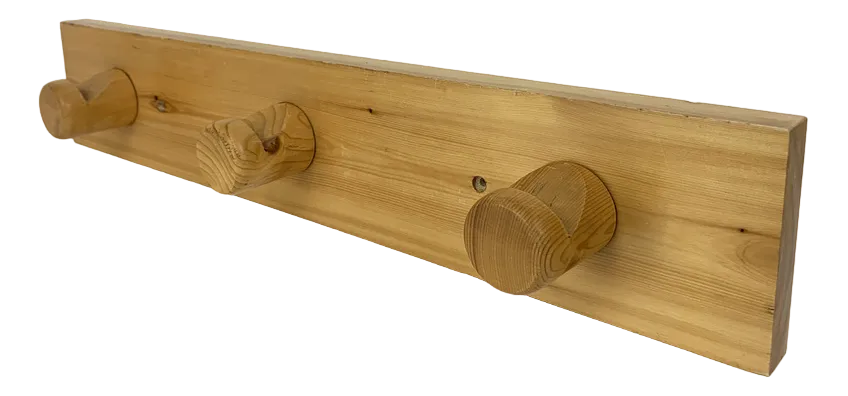 French Coat Rack in Pinewood attributed to Charlotte Perriand for