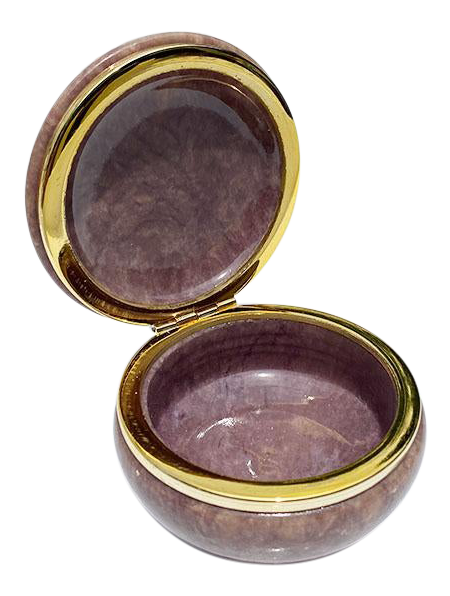ビンテージ GENUINE ALABASTER イタリア製 ジュエリーボックス Genuine Alabaster Jewelry Box Green Lidded Hand Carved Gold