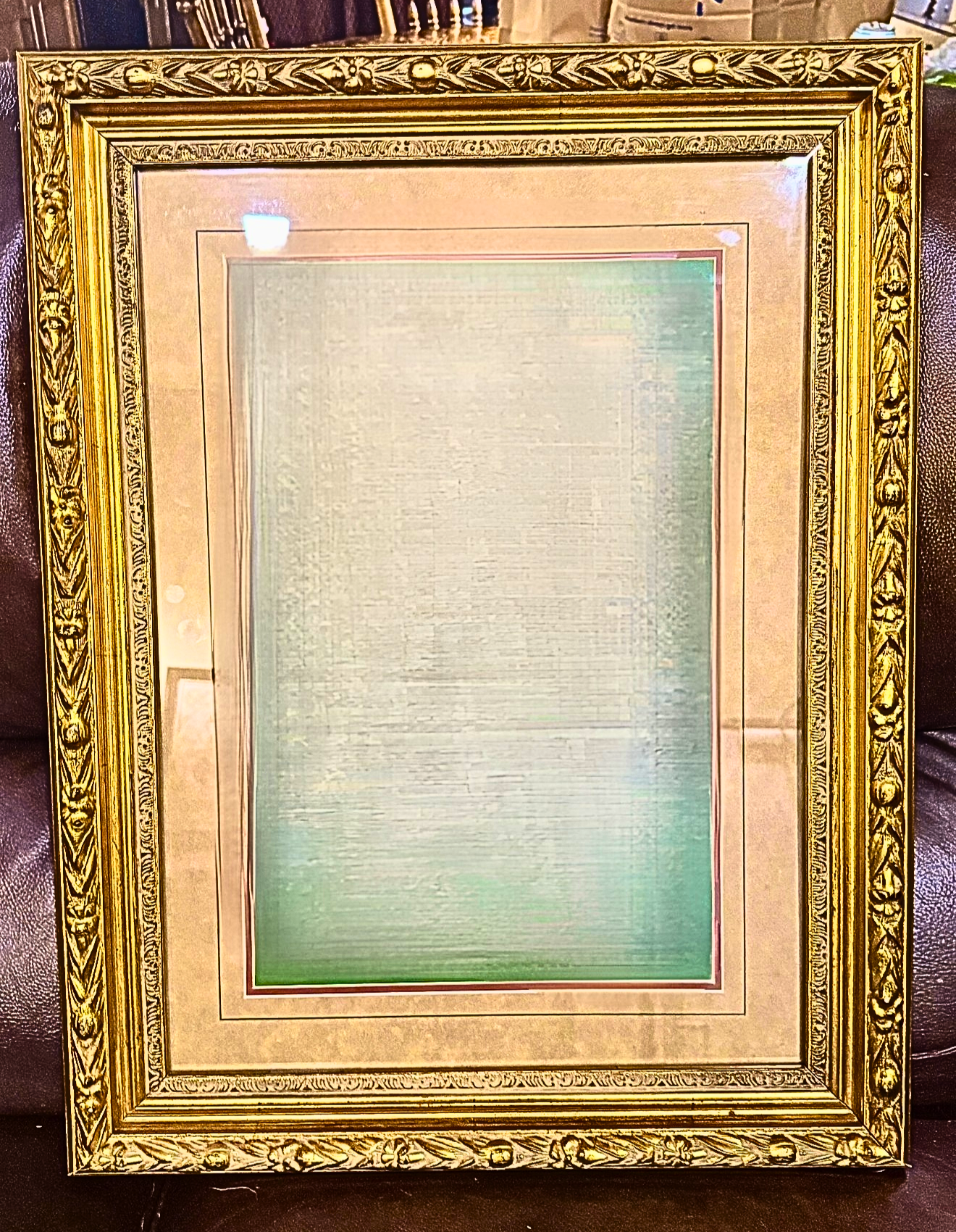 Vintage Tiffany Style Gilt-Bronze Ornate Picture Frame**OBO**