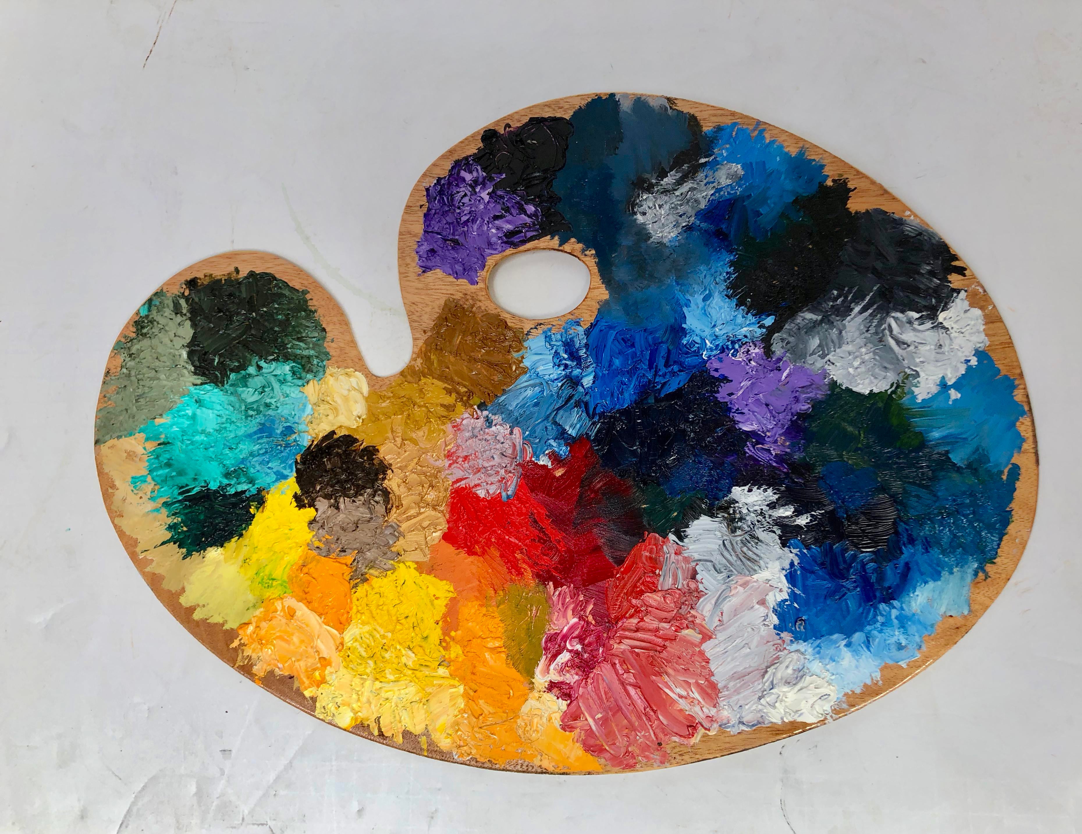 8 x 12 Large Wooden Oval-Shaped Artist Painting Palette (Pack of 3) — TCP  Global