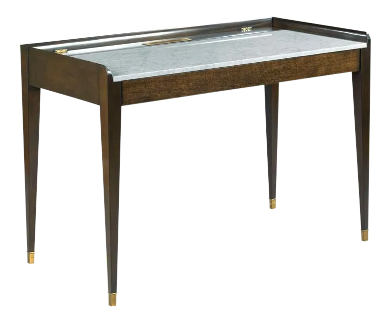 Marmo Writing Table in Brown Chairish