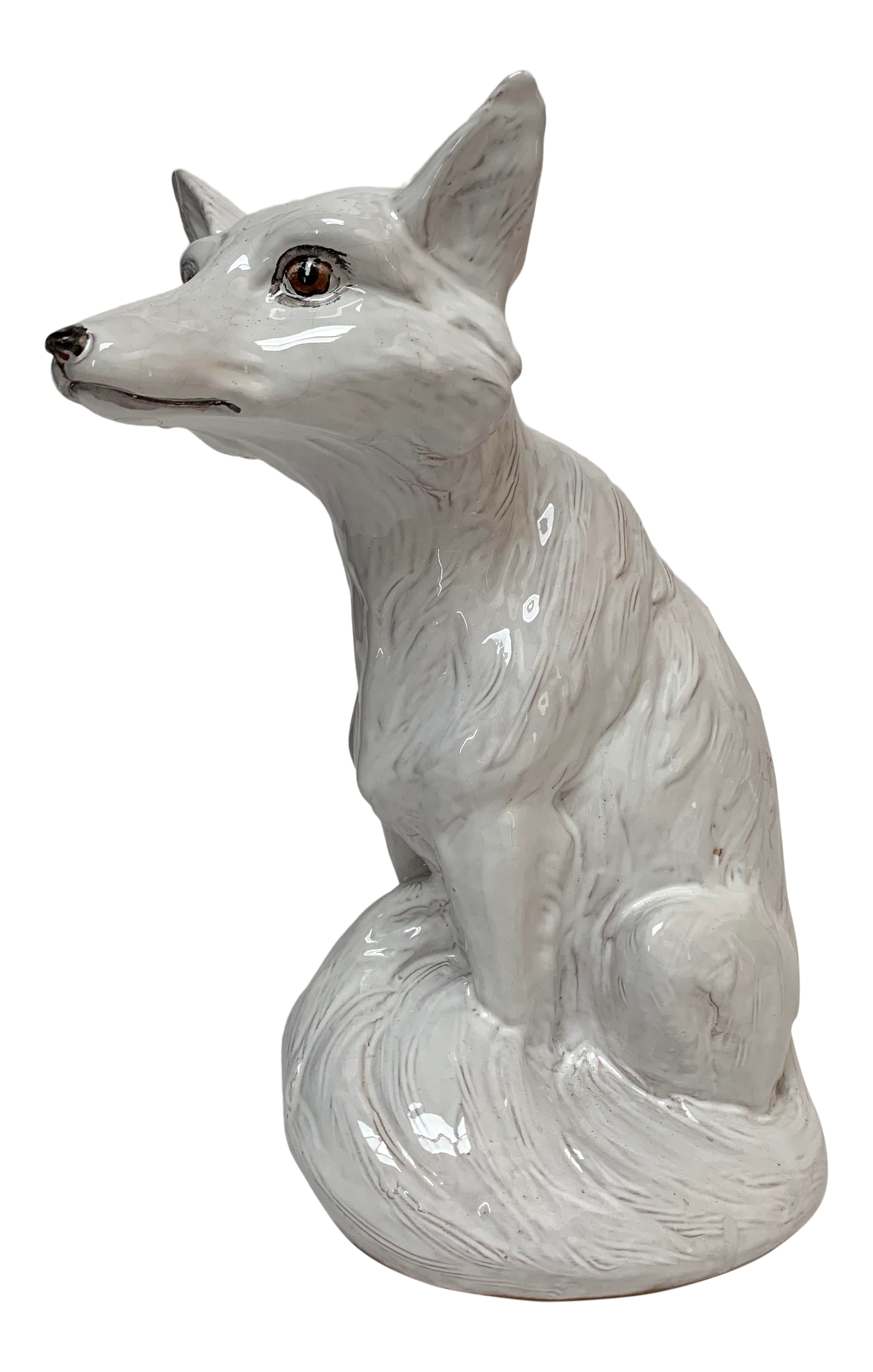 arctic fox figurine