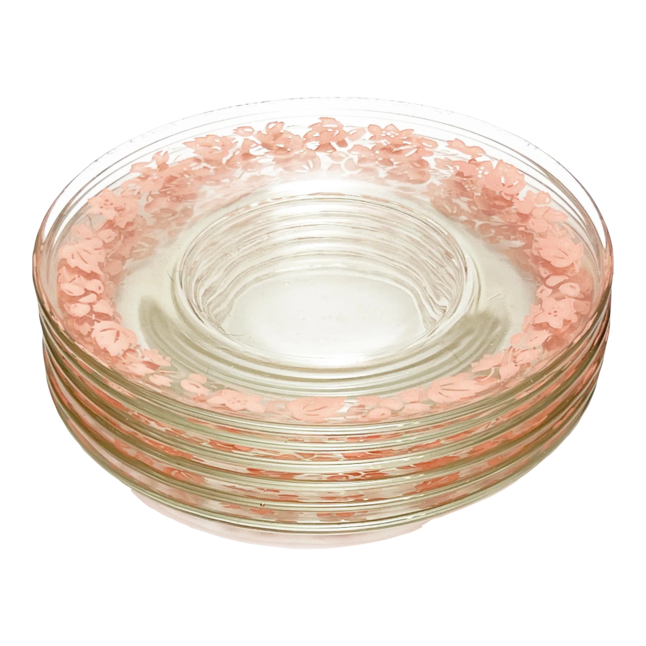Clear glass dessert plates cheap