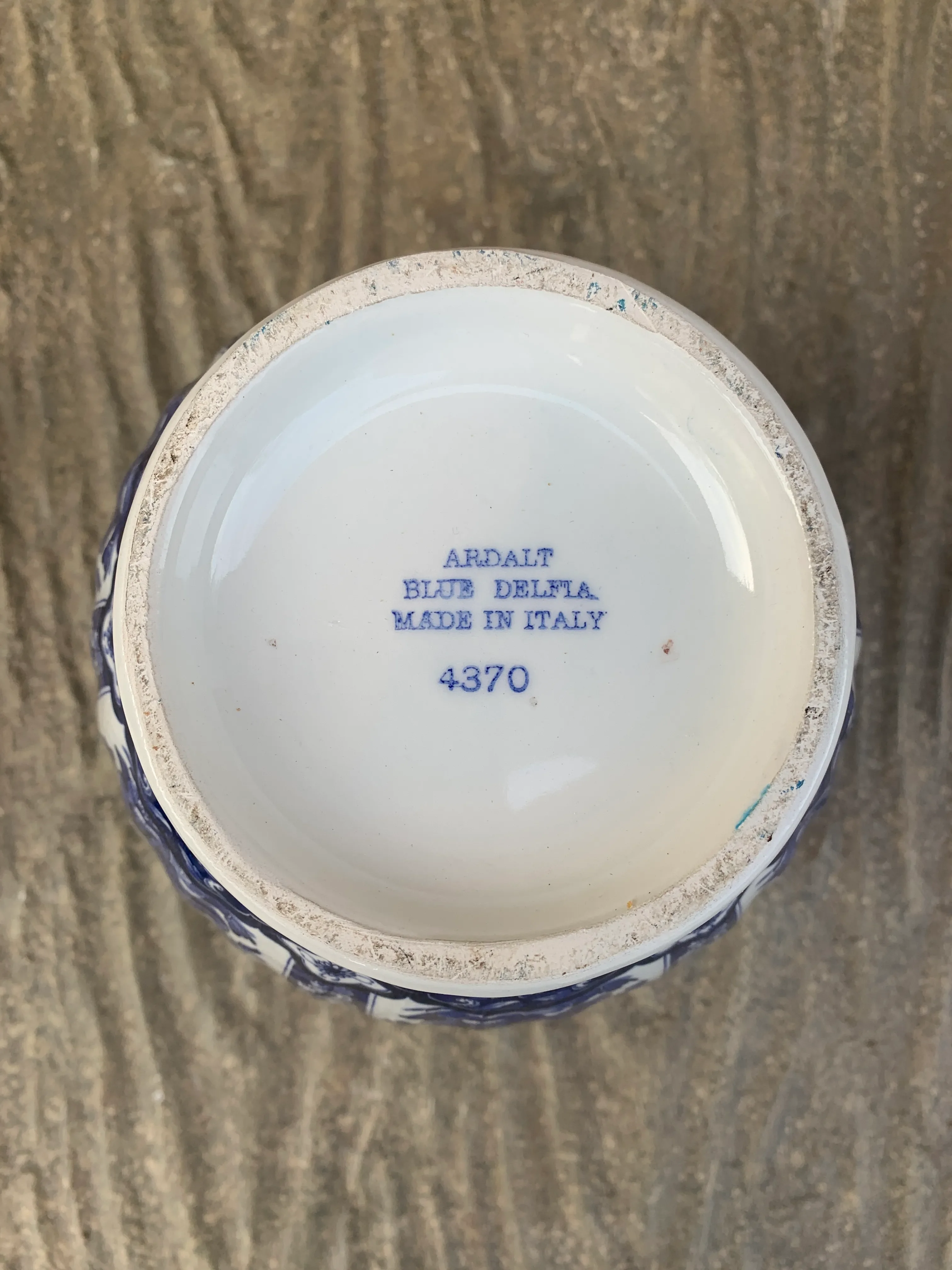 Mid 20th Century Italian Delfts Blue and White Chinoiserie