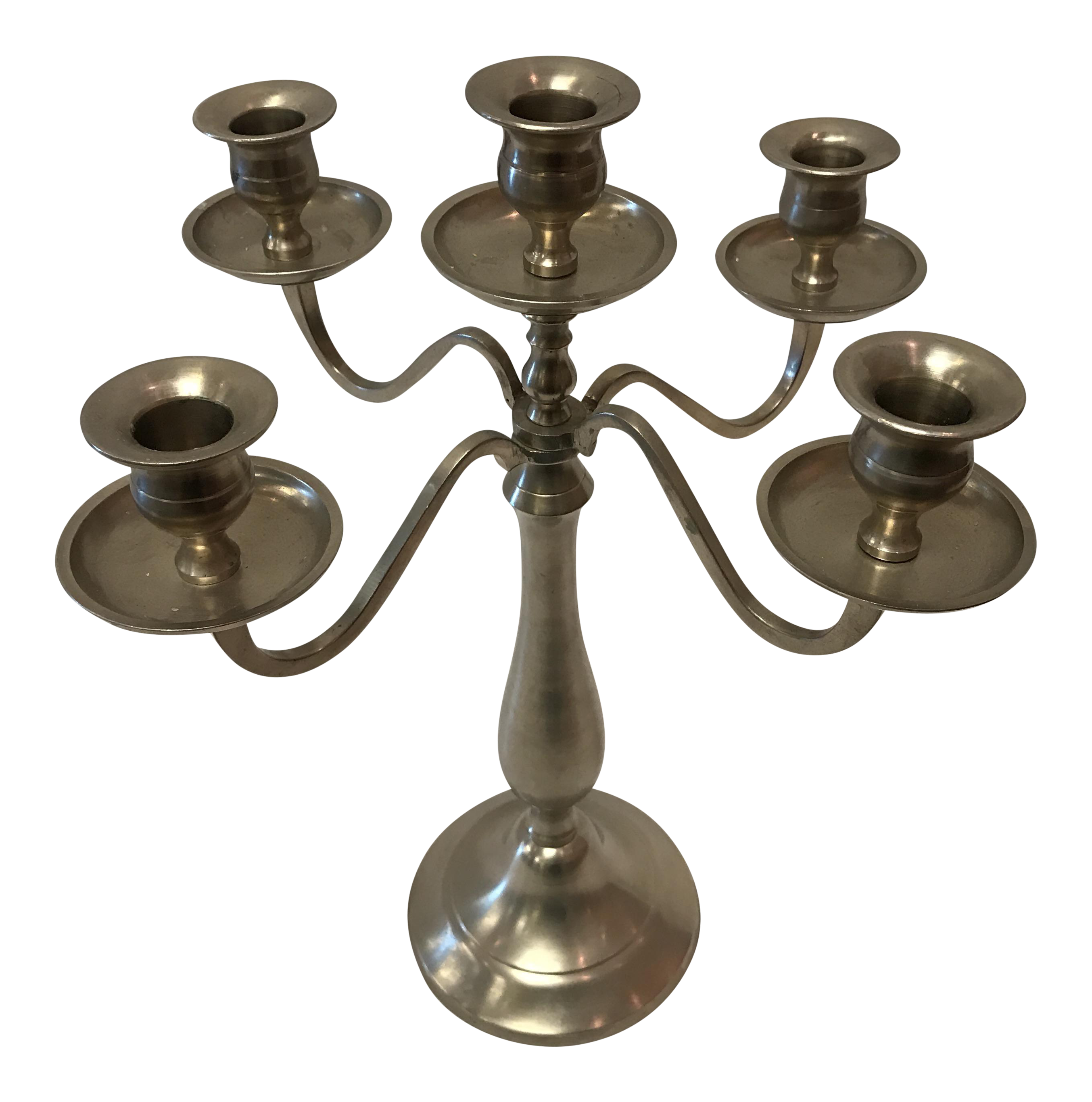 Restoration Hardware Pewter Candelabra