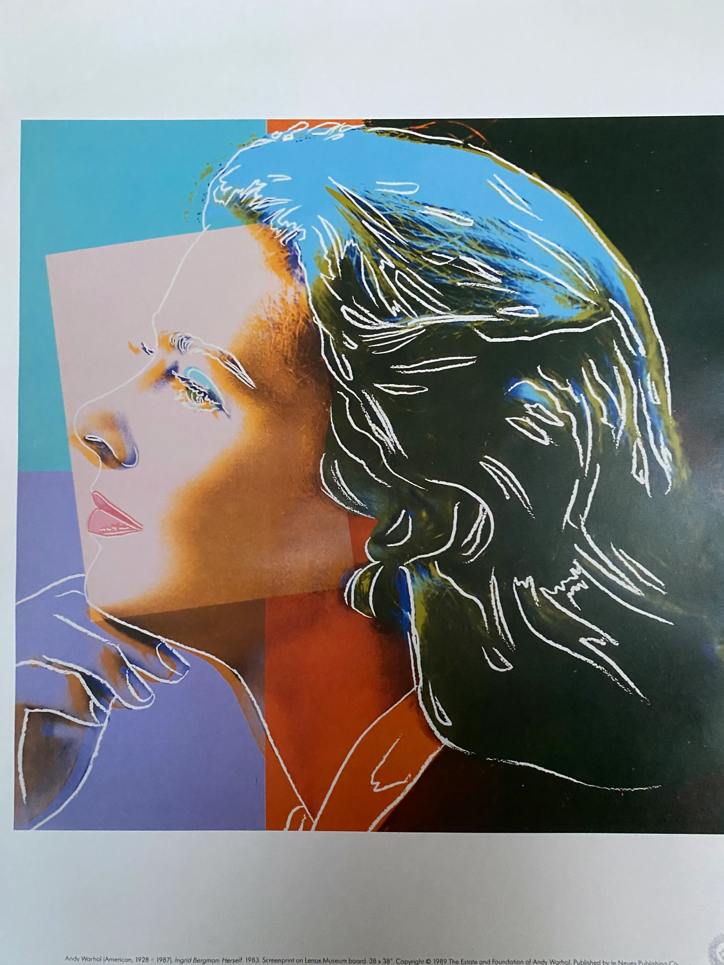 アート・デザイン・音楽 ANDY WARHOL PORTRAITS OF INGRID BERGMAN アート・デザイン・音楽 ANDY WARHOL PORTRAITS OF INGRID
