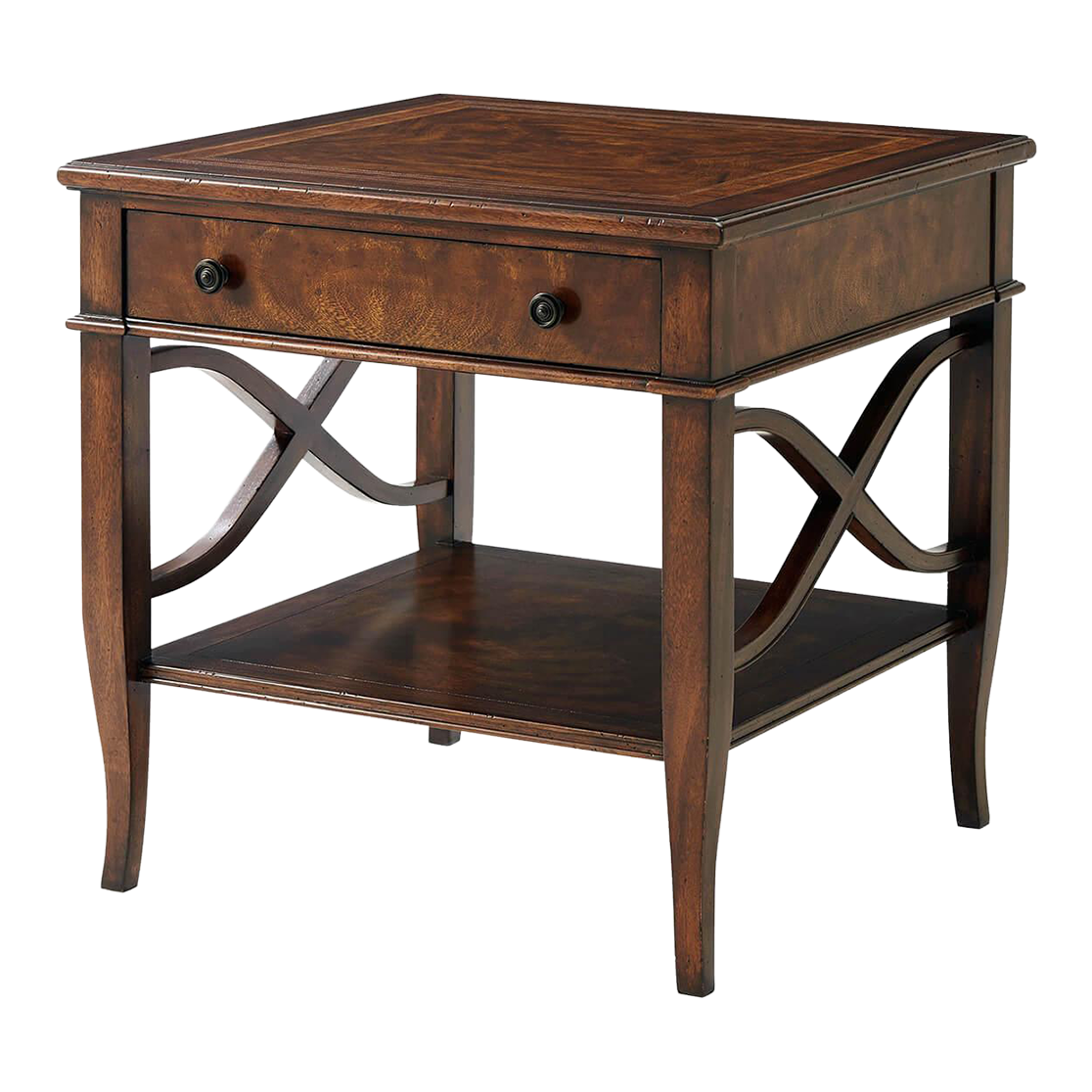 Provincial Mahogany Side Table Chairish