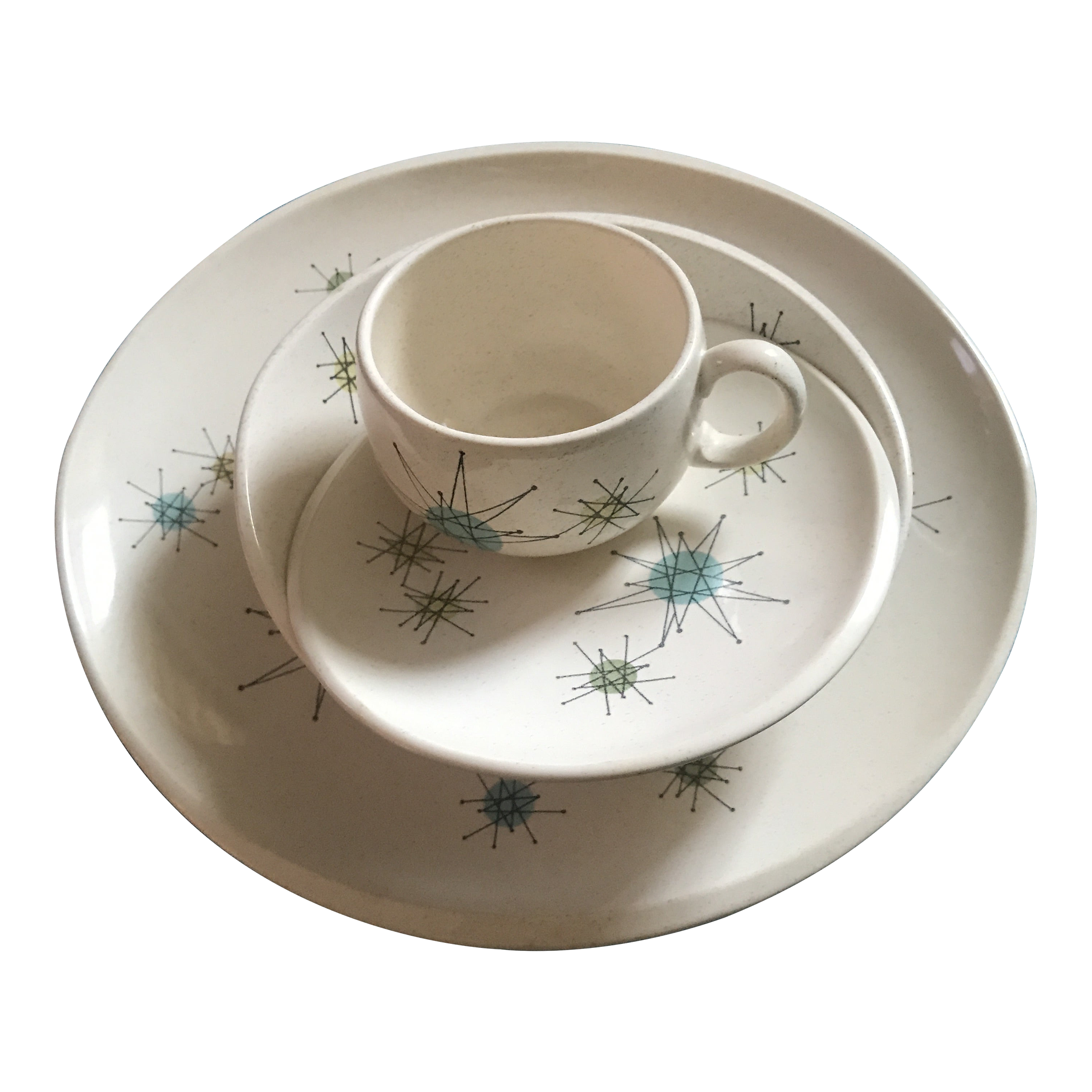 Vintage Franciscan Ware Starburst China Set 5 Pieces Chairish