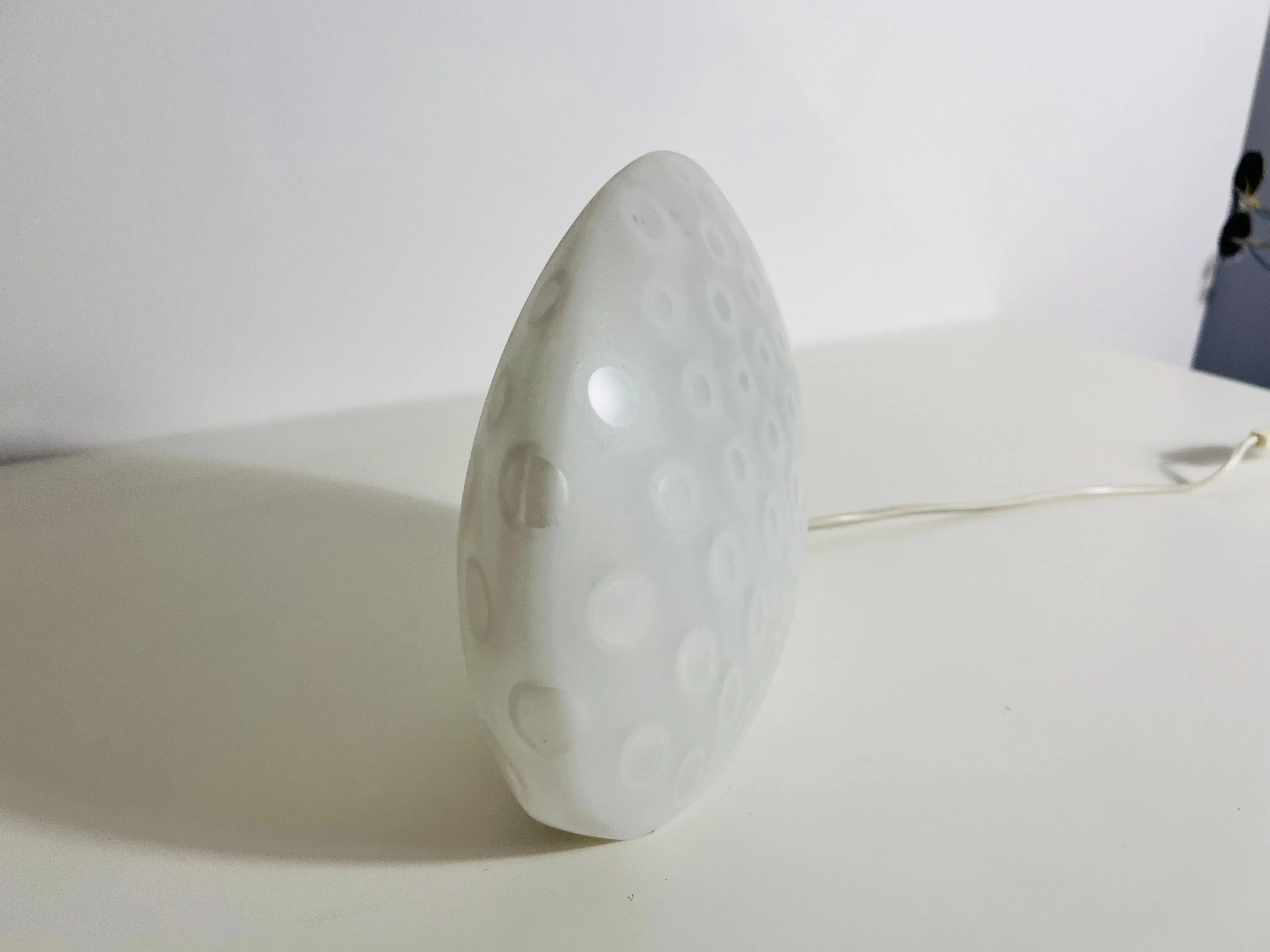 Mid-Century Glass Table Lamp by Peill & Putzler, 1970s, Germany main image 6