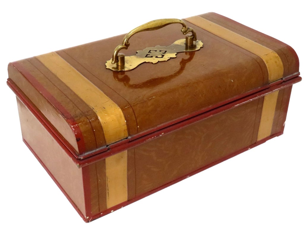 アンティーク雑貨 V200 Brass Mister / 10 fl oz / gift boxe Antique Late 19th Century English Victorian Hand Oil Painted Steel