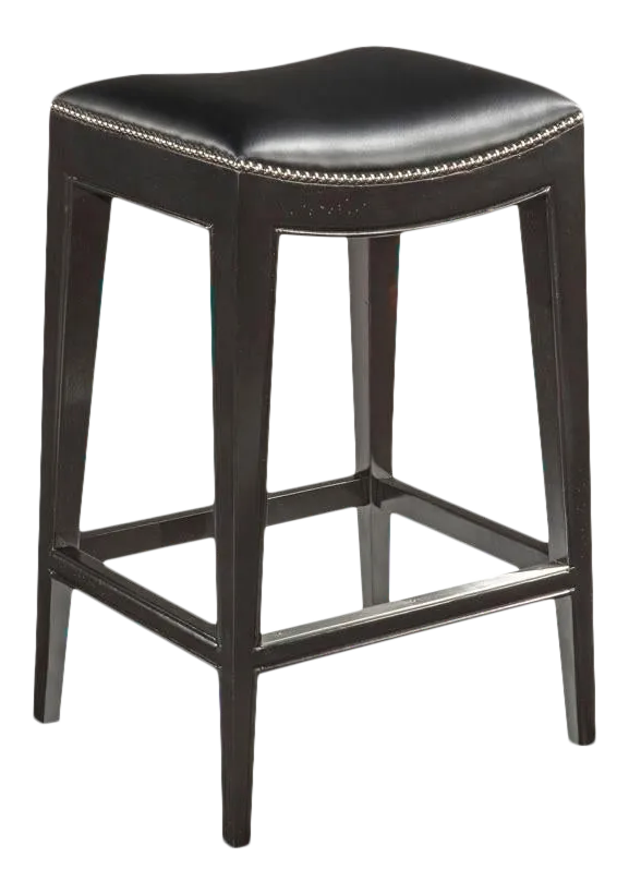 Saddle Seat Bar Stool in Black Chairish