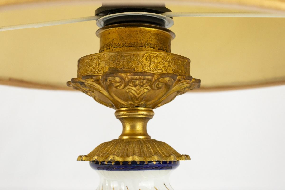 Porcelain Table Lamp by Giulia Mangani, Florence, Italy, 1960s