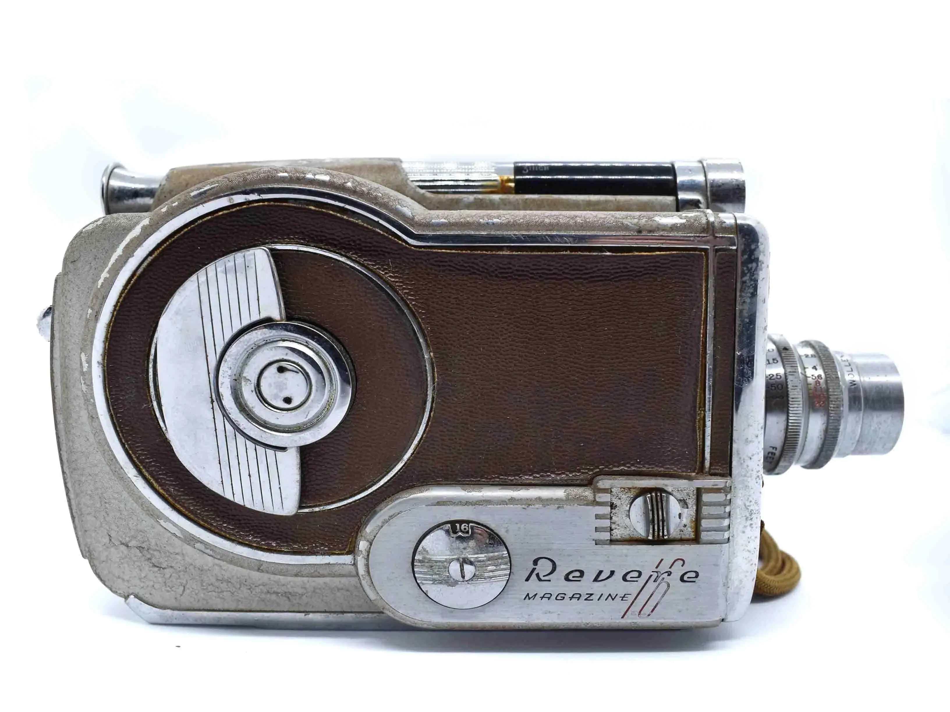 Mid 20th Century Revere Magazine Model 16 Roll Film Movie Camera
