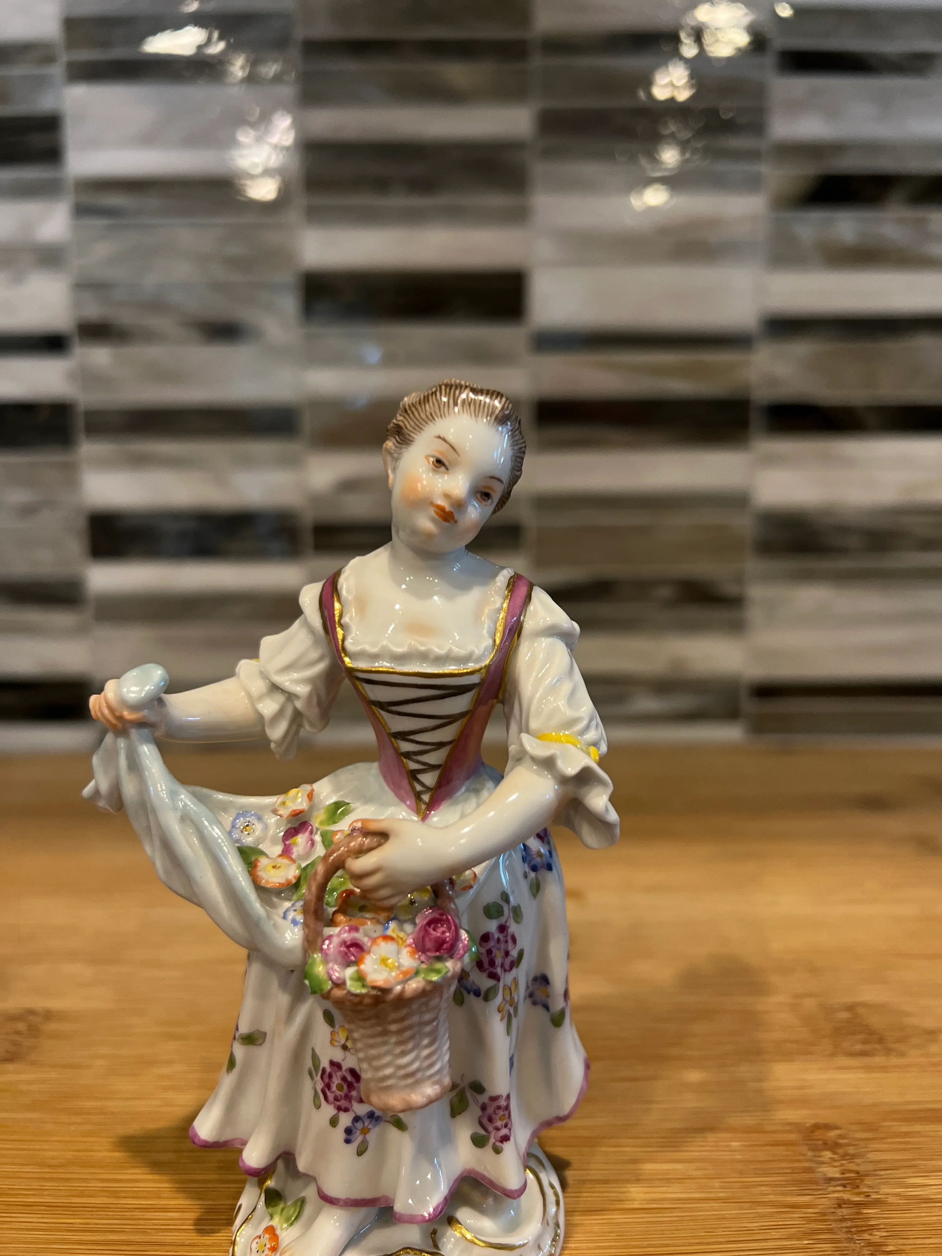 超希少！ マイセン Meissen Porcelain Figure Gardener Child with