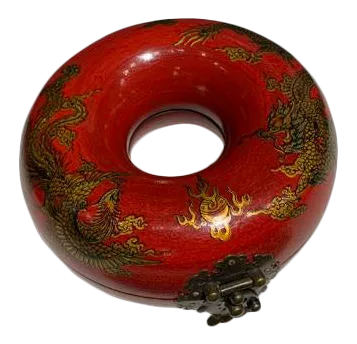 Red Small Donut Jewelry Box