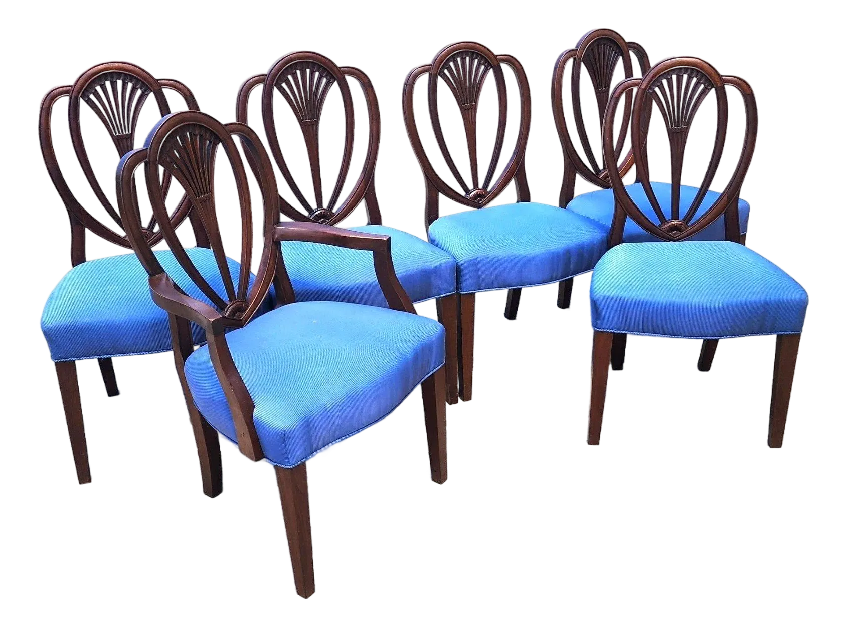 Vintage Hepplewhite Dining Chairs Set of Chairish