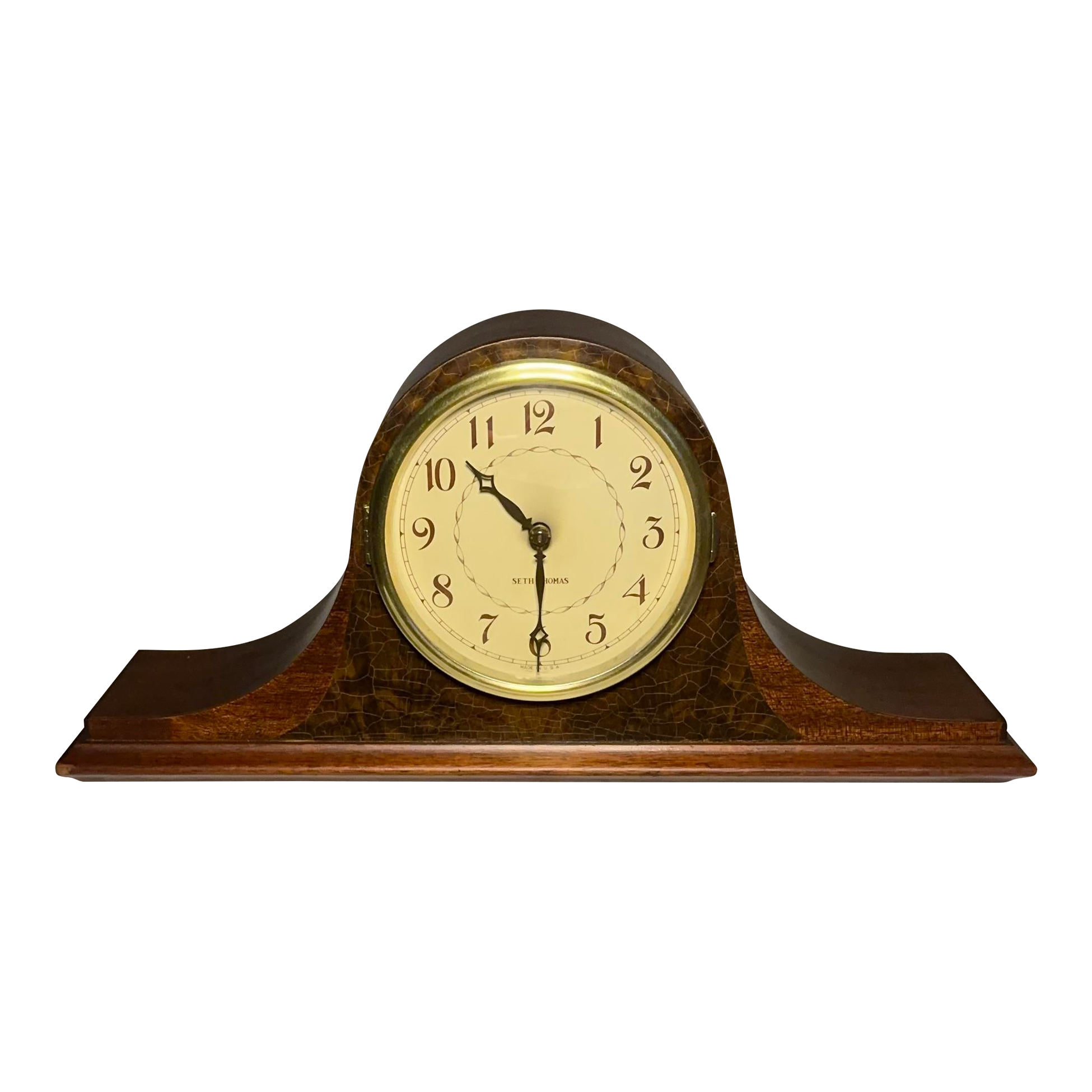 1940s Seth Thomas Mantle Electric Working Clock Staunton 2e Model 