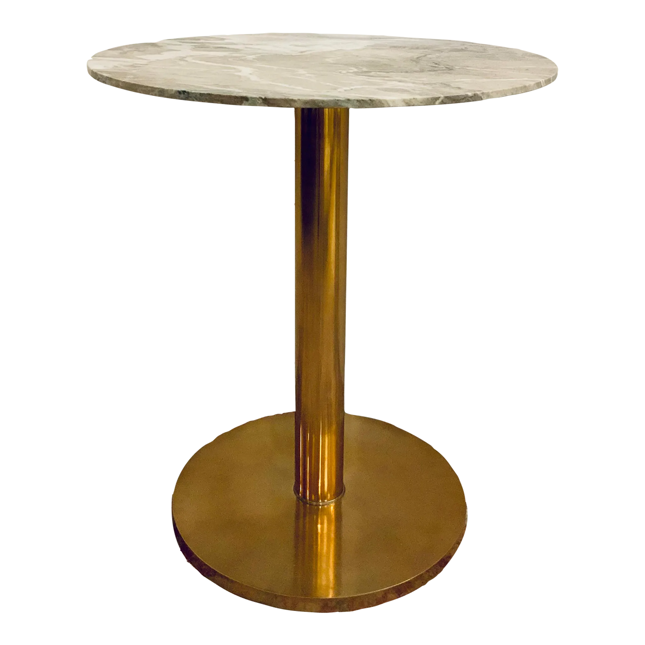 Modern Marble and Brass Counter Height Bar Table Chairish